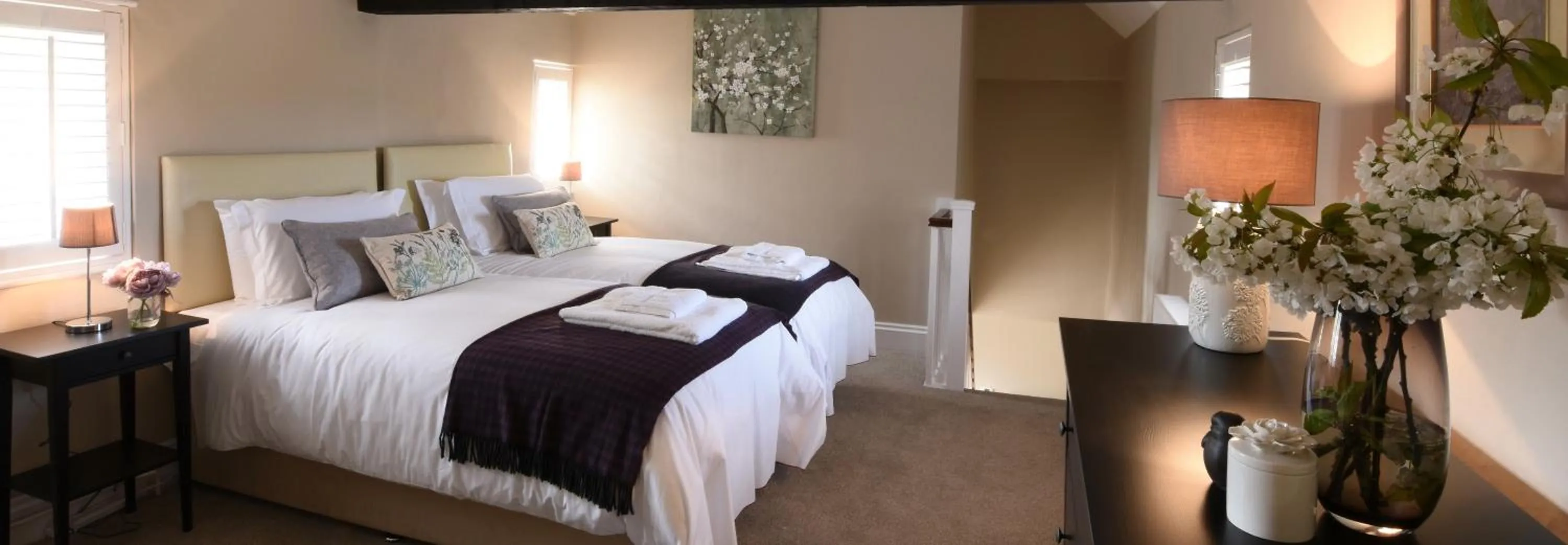 Bed in Woodstock Suites