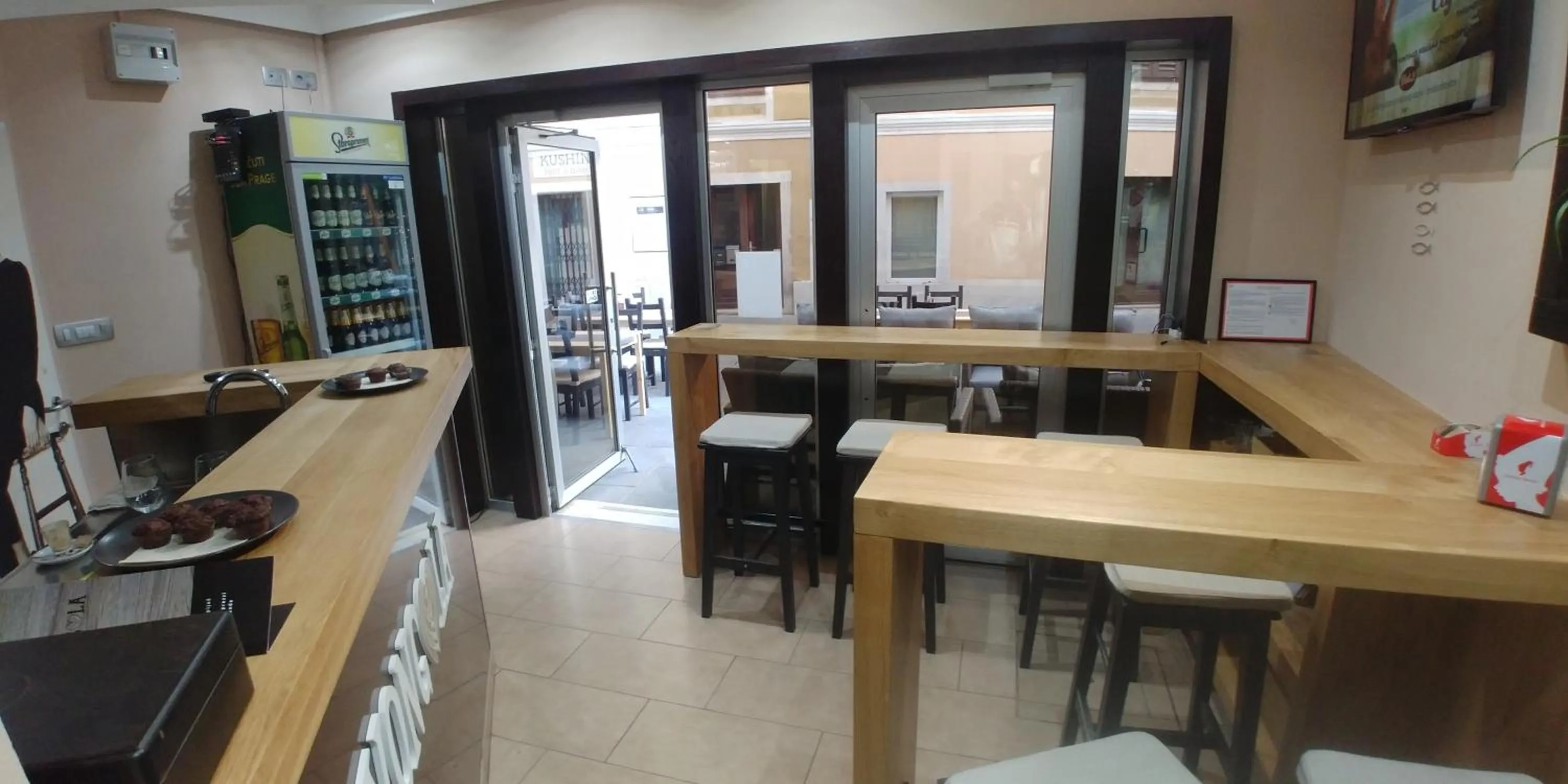 Dining area in B&B Isola