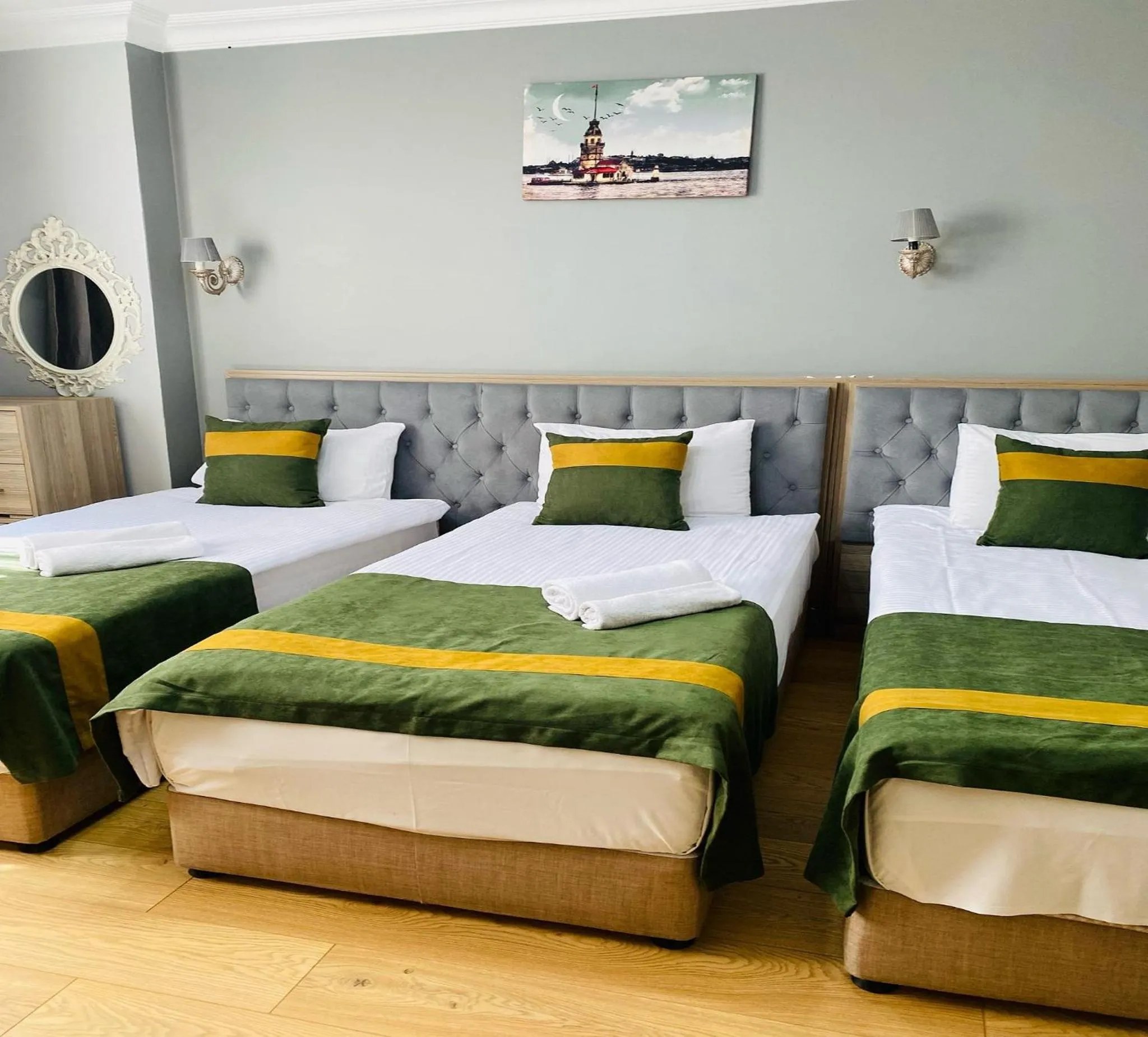 Bed in Unique Suite Hotel