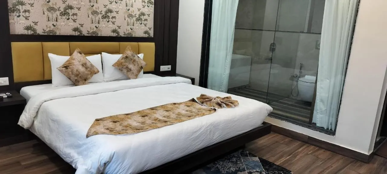 Bed in Hotel Global Retreat