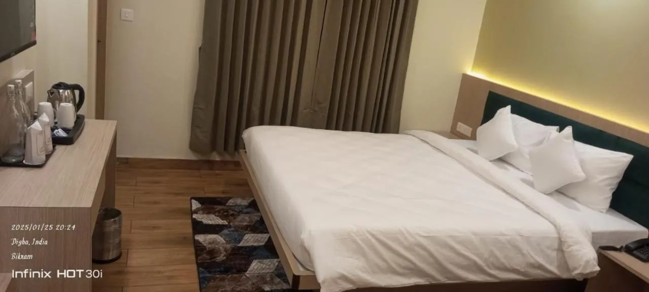 Bed in Hotel Global Retreat