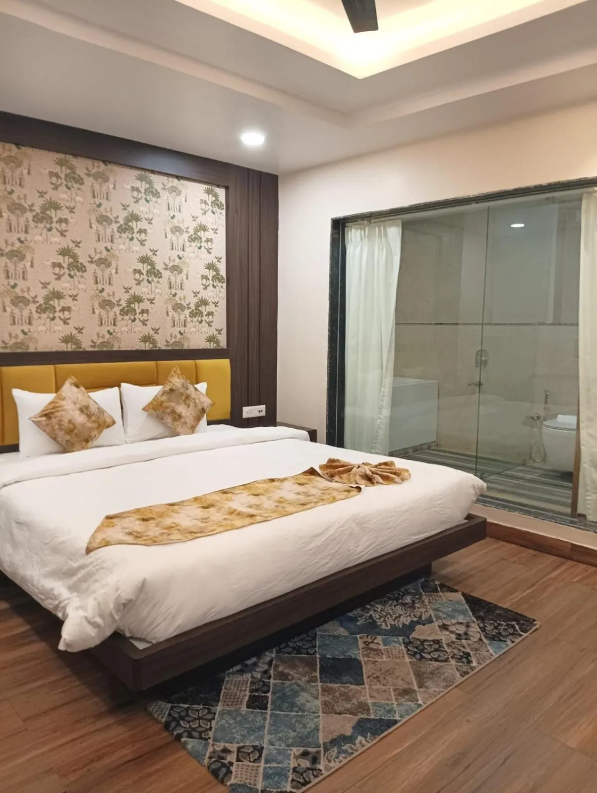 Bed in Hotel Global Retreat