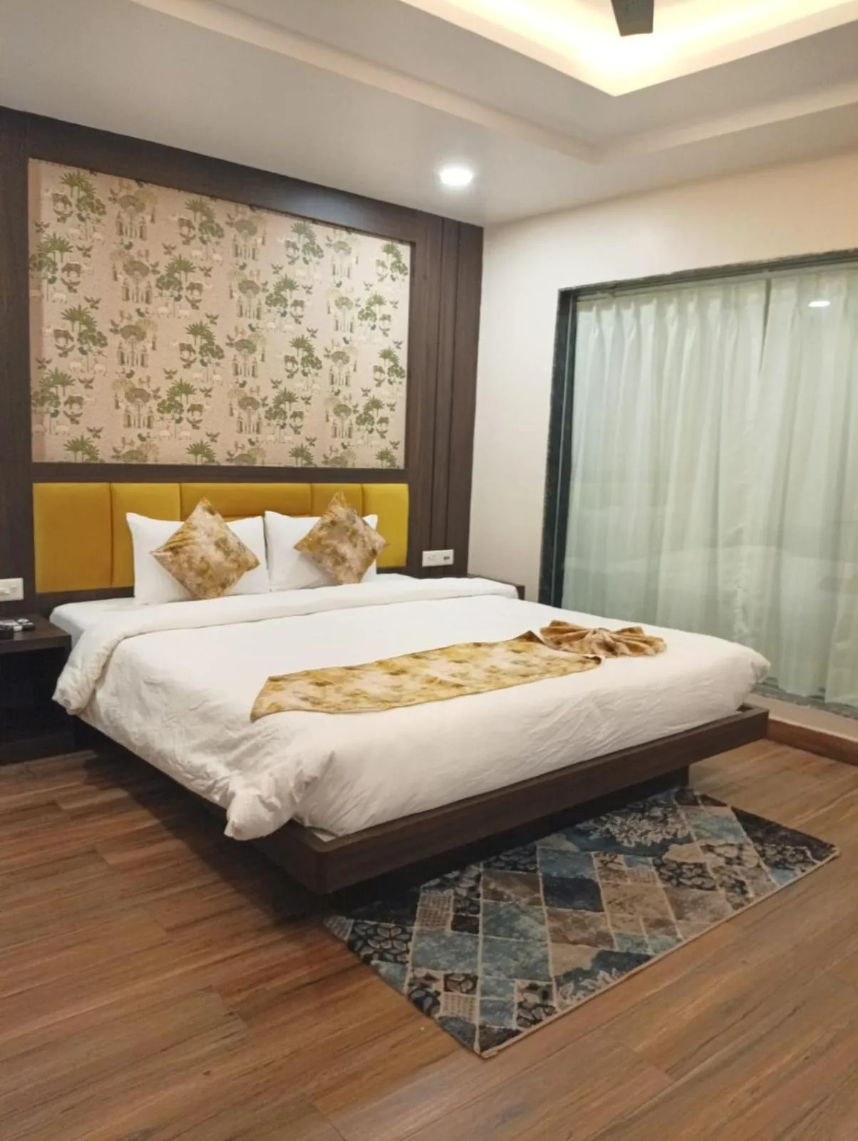 Bed in Hotel Global Retreat