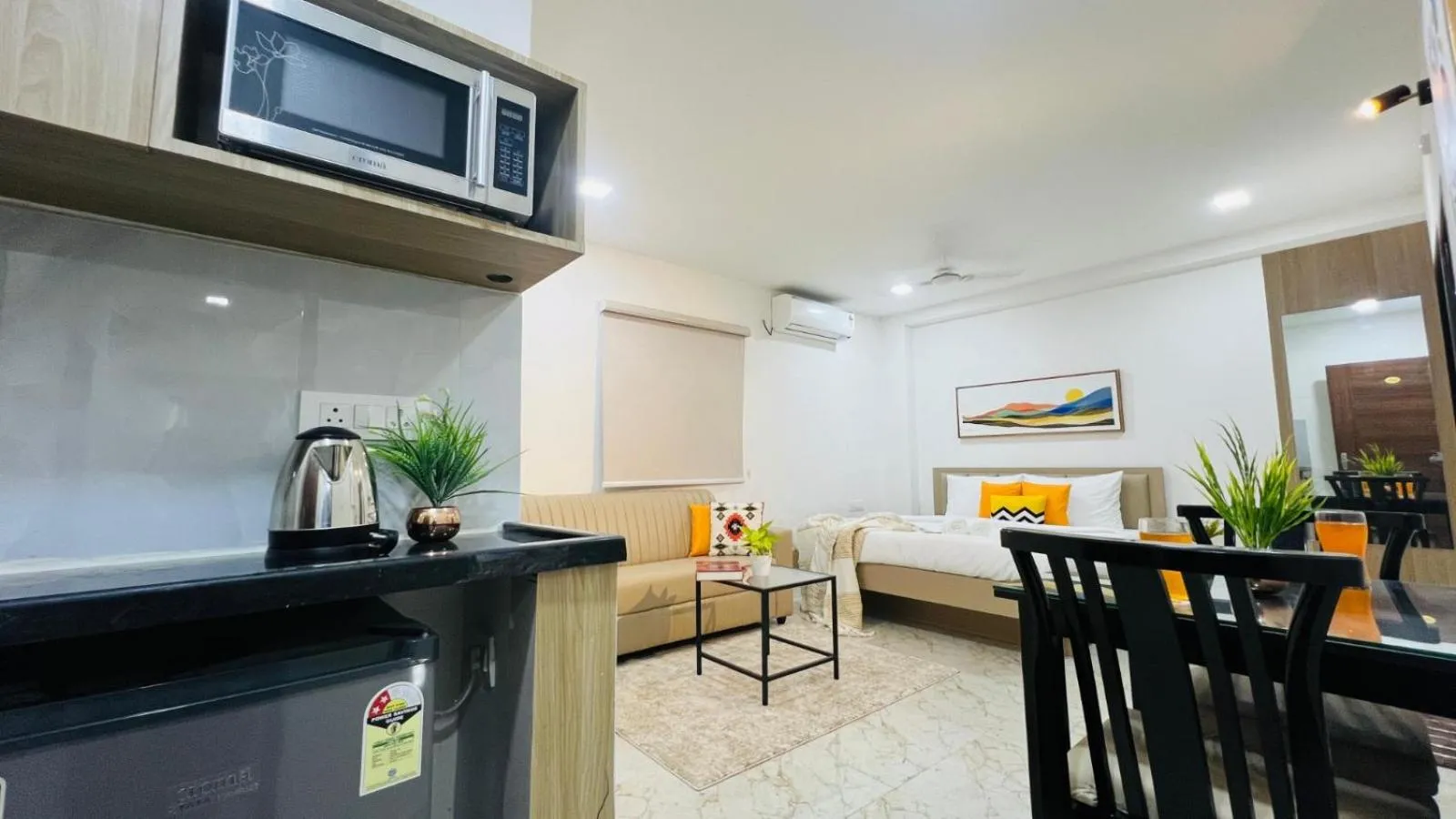 Coffee/tea facilities in Olive Serviced Apartments - HICC Hitex Hyderabad