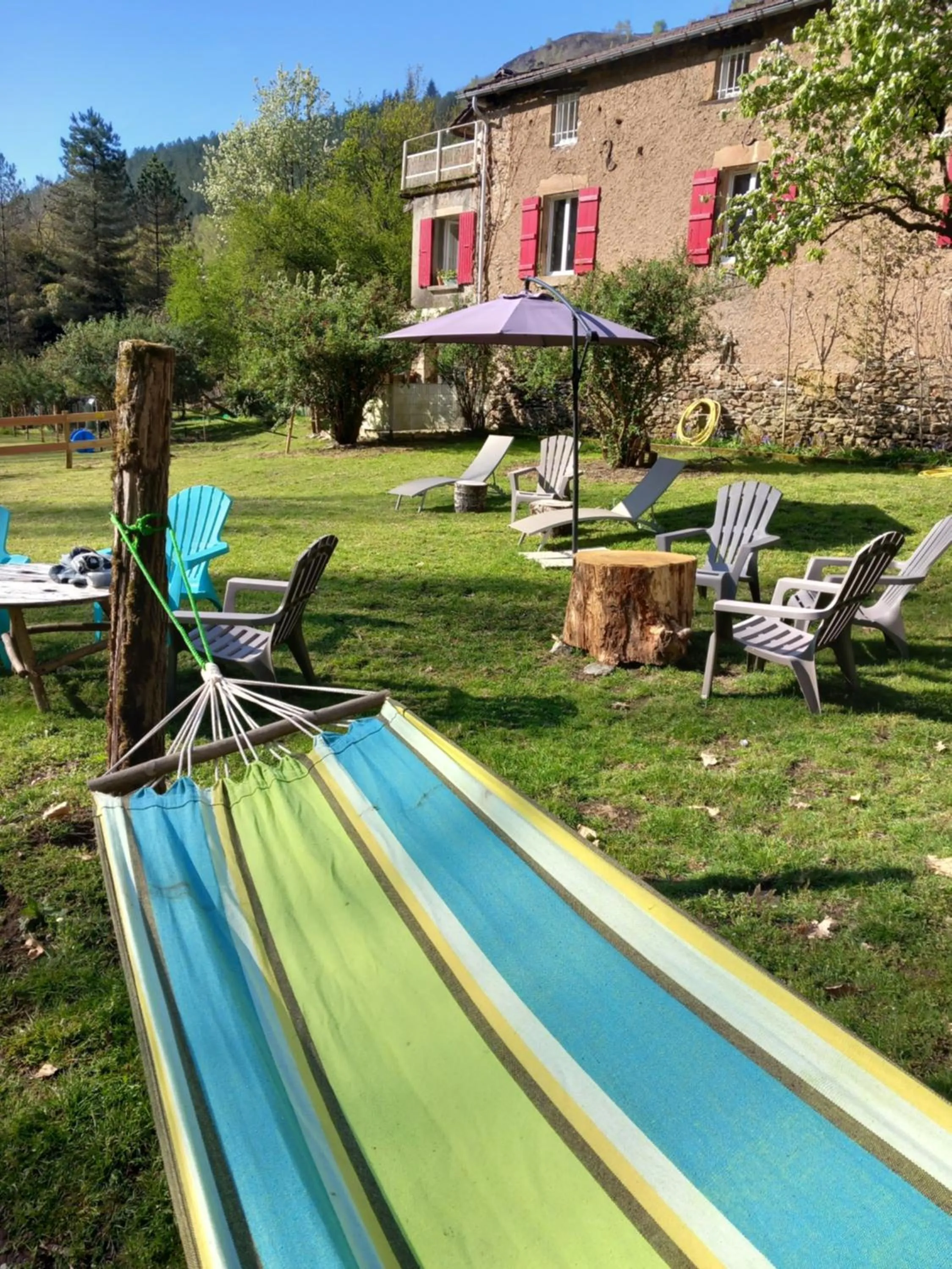 Garden in les cèdres bleus de Joany