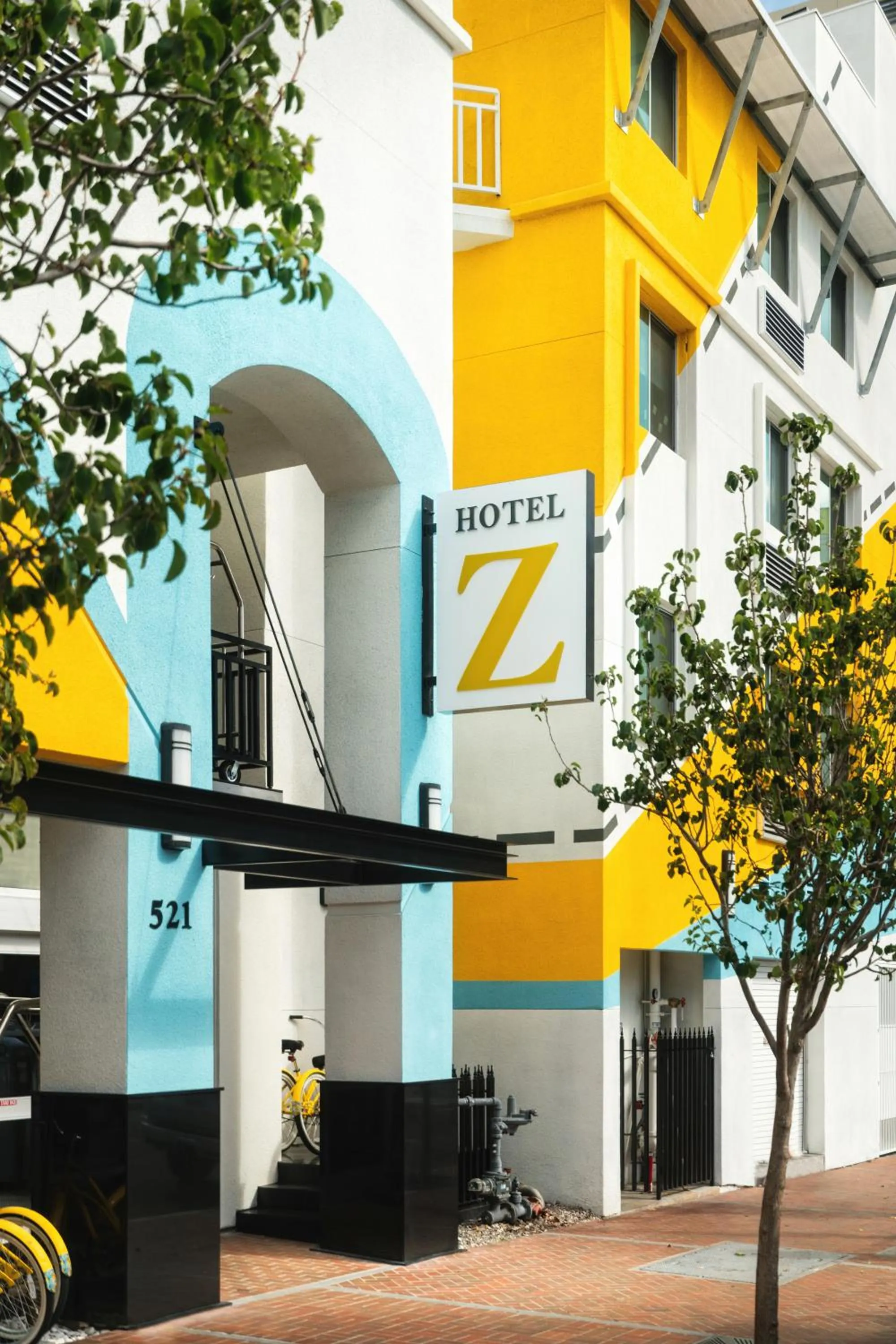 Property building in Staypineapple, Hotel Z, Gaslamp San Diego