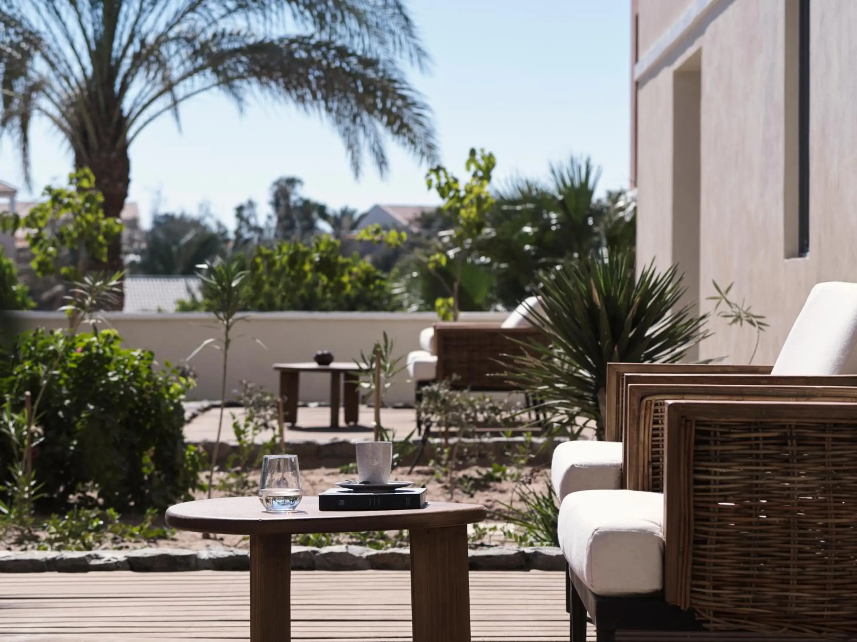 Garden view in The Chedi El Gouna Garden view in The Chedi El Gouna