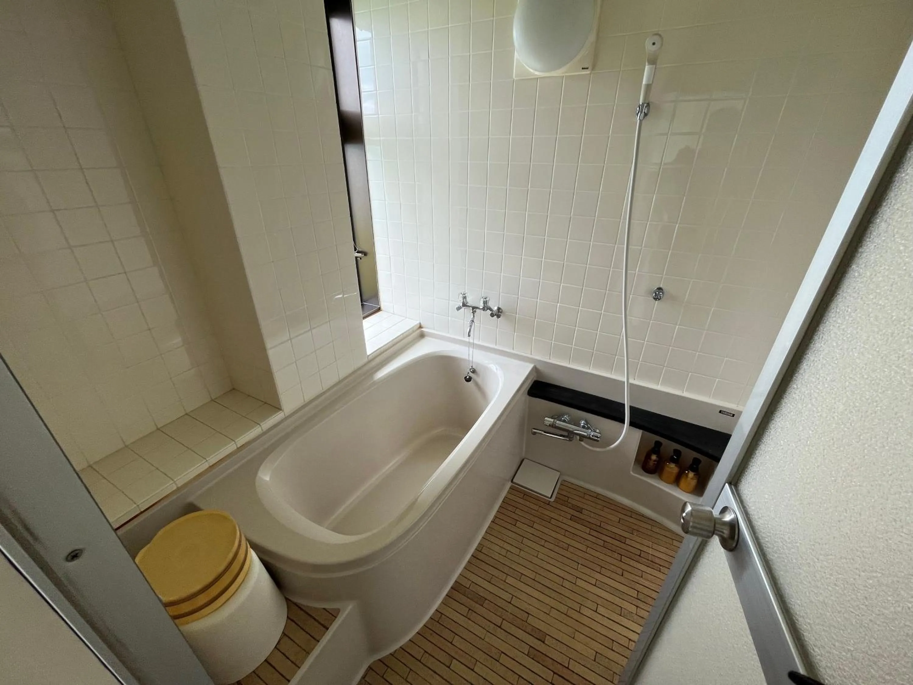 Bathroom in Sapporo's Secret Onsen Sanctuary Marukoma Onsen Ryokan