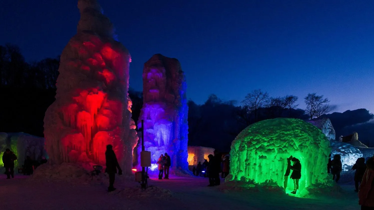 Winter in Sapporo's Secret Onsen Sanctuary Marukoma Onsen Ryokan