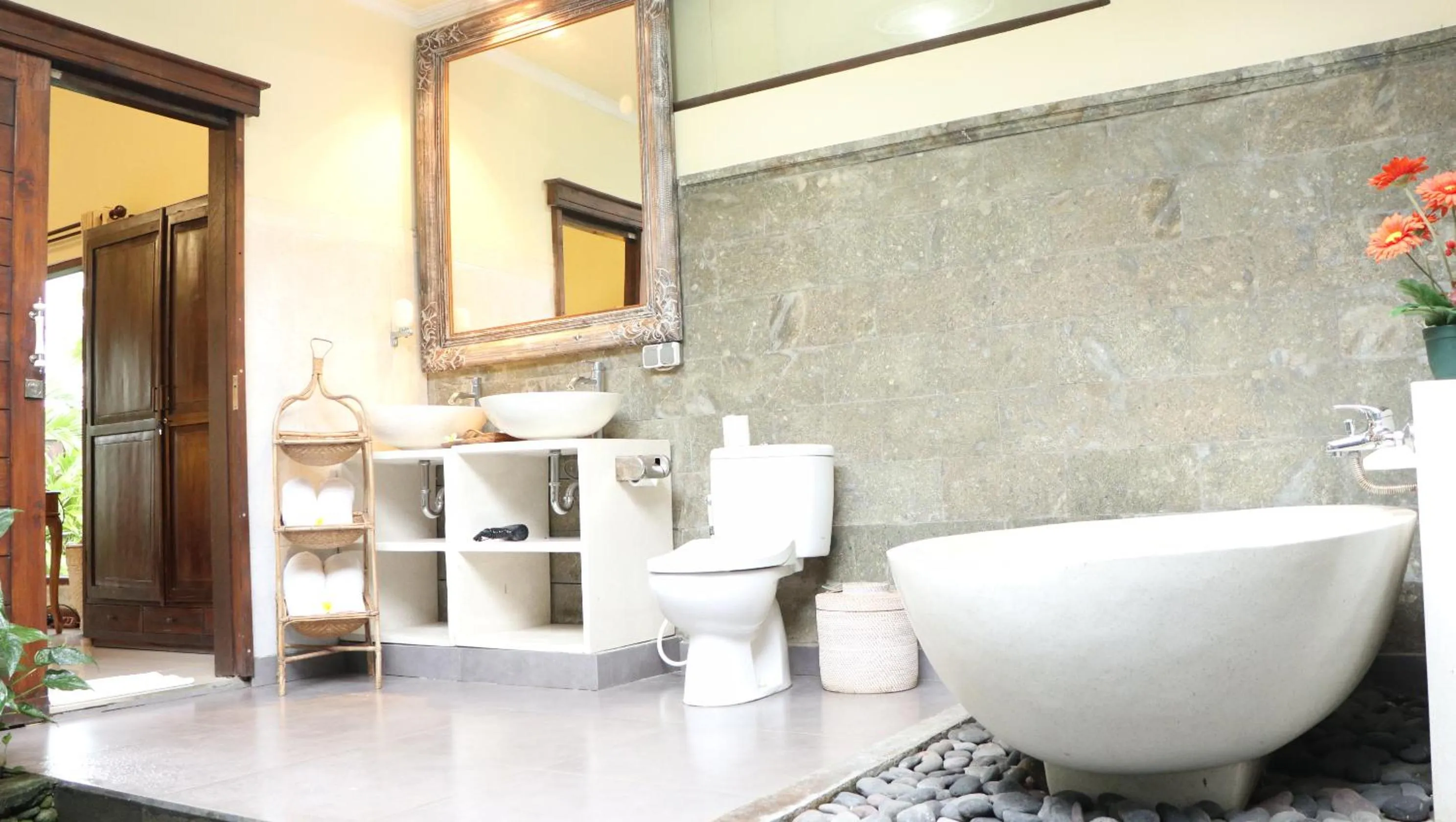 Bathroom in Villa JJ and Spa Ubud