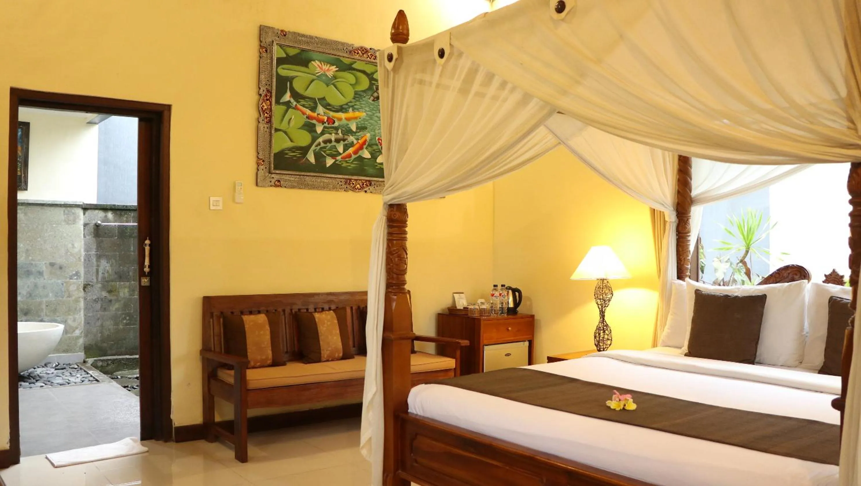 Bedroom, Bed in Villa JJ and Spa Ubud