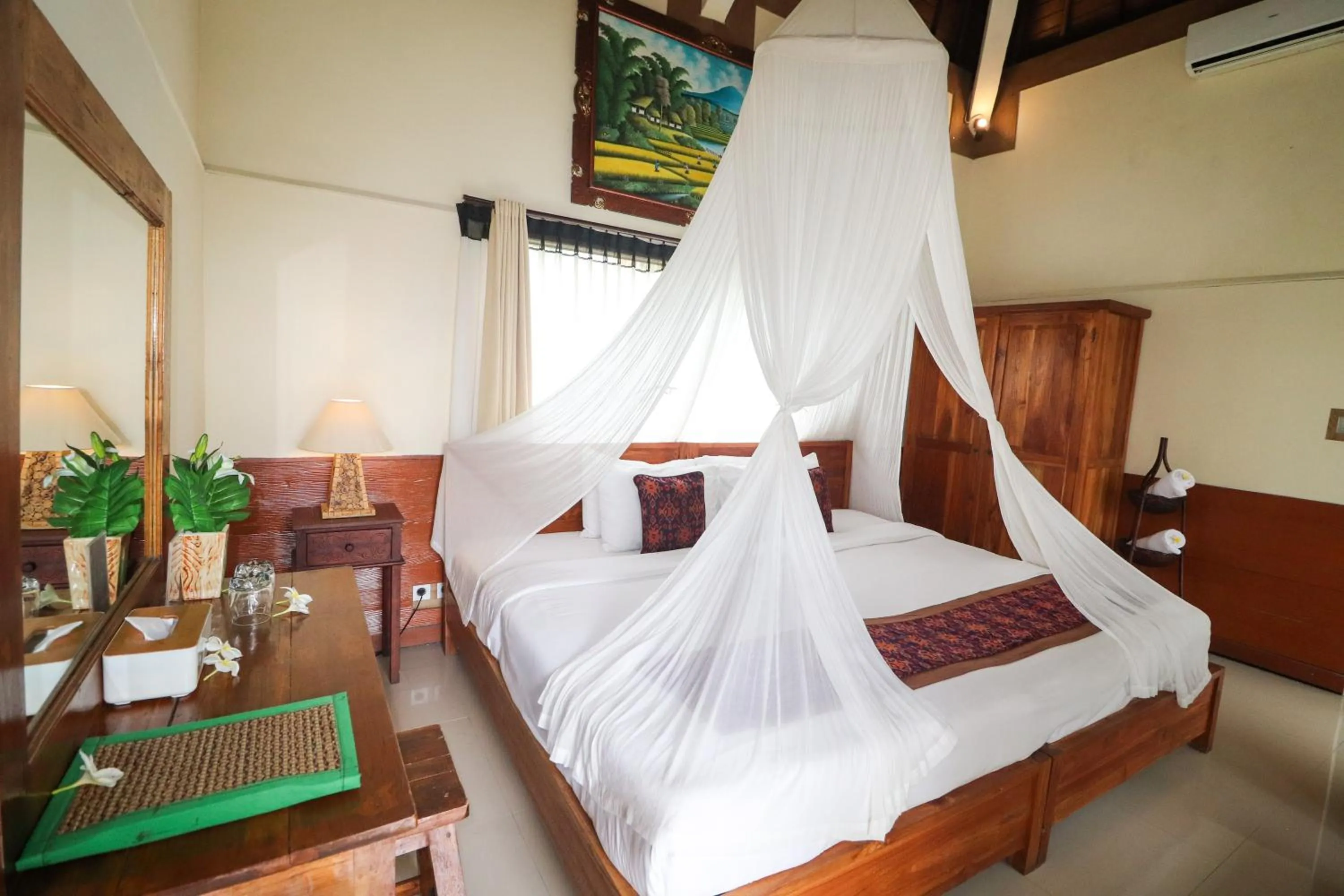 Bed in Villa JJ and Spa Ubud