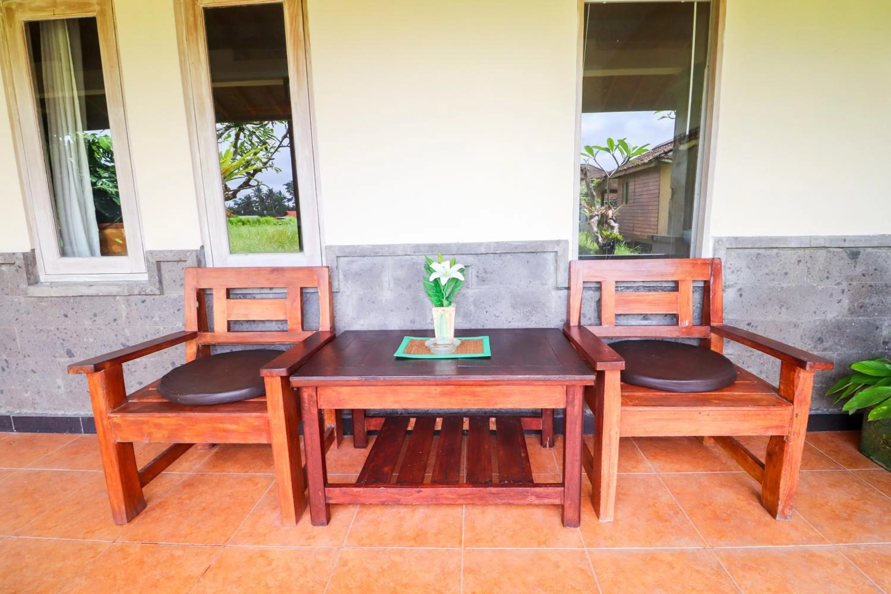 Seating area in Villa JJ and Spa Ubud