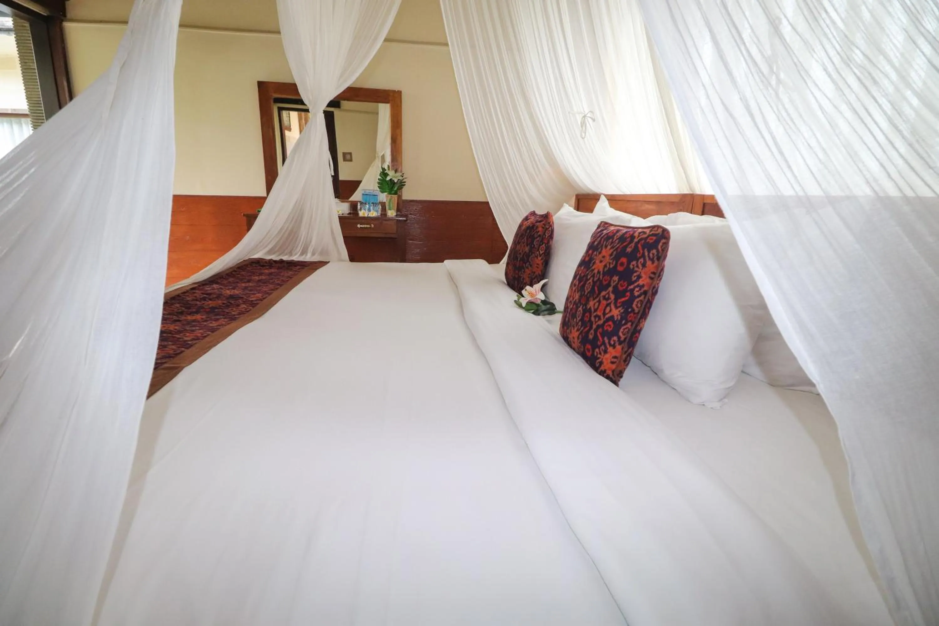 Bed in Villa JJ and Spa Ubud