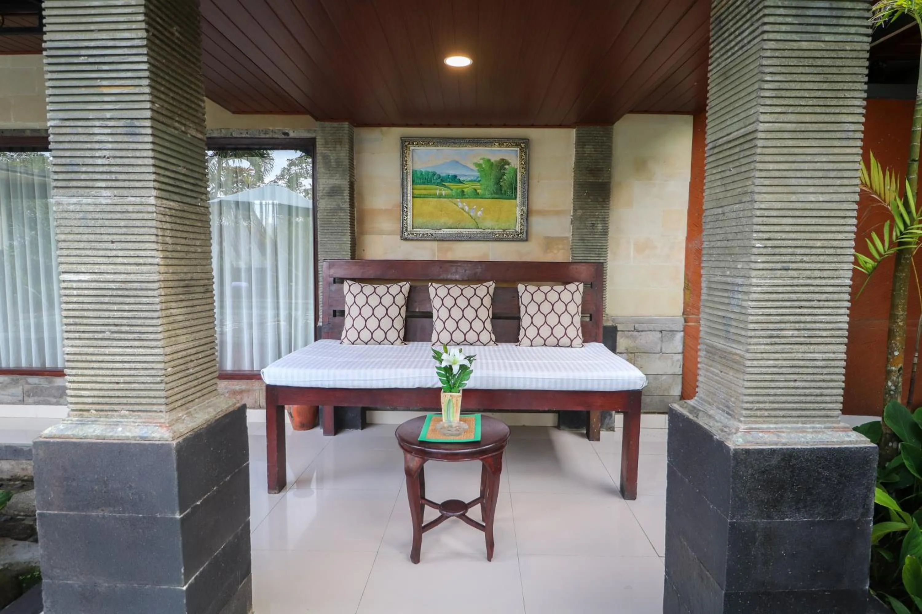 Seating area in Villa JJ and Spa Ubud