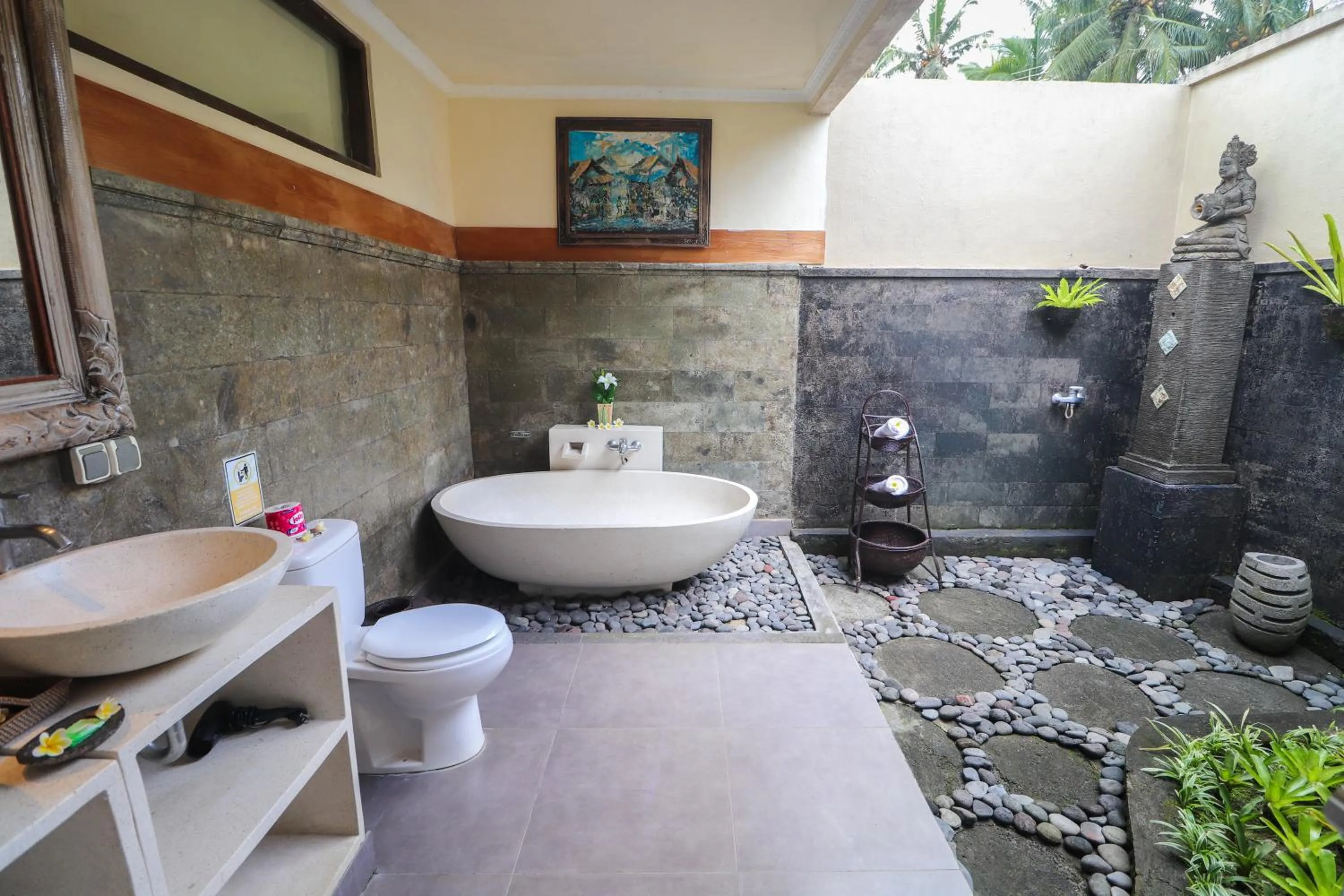Bathroom in Villa JJ and Spa Ubud