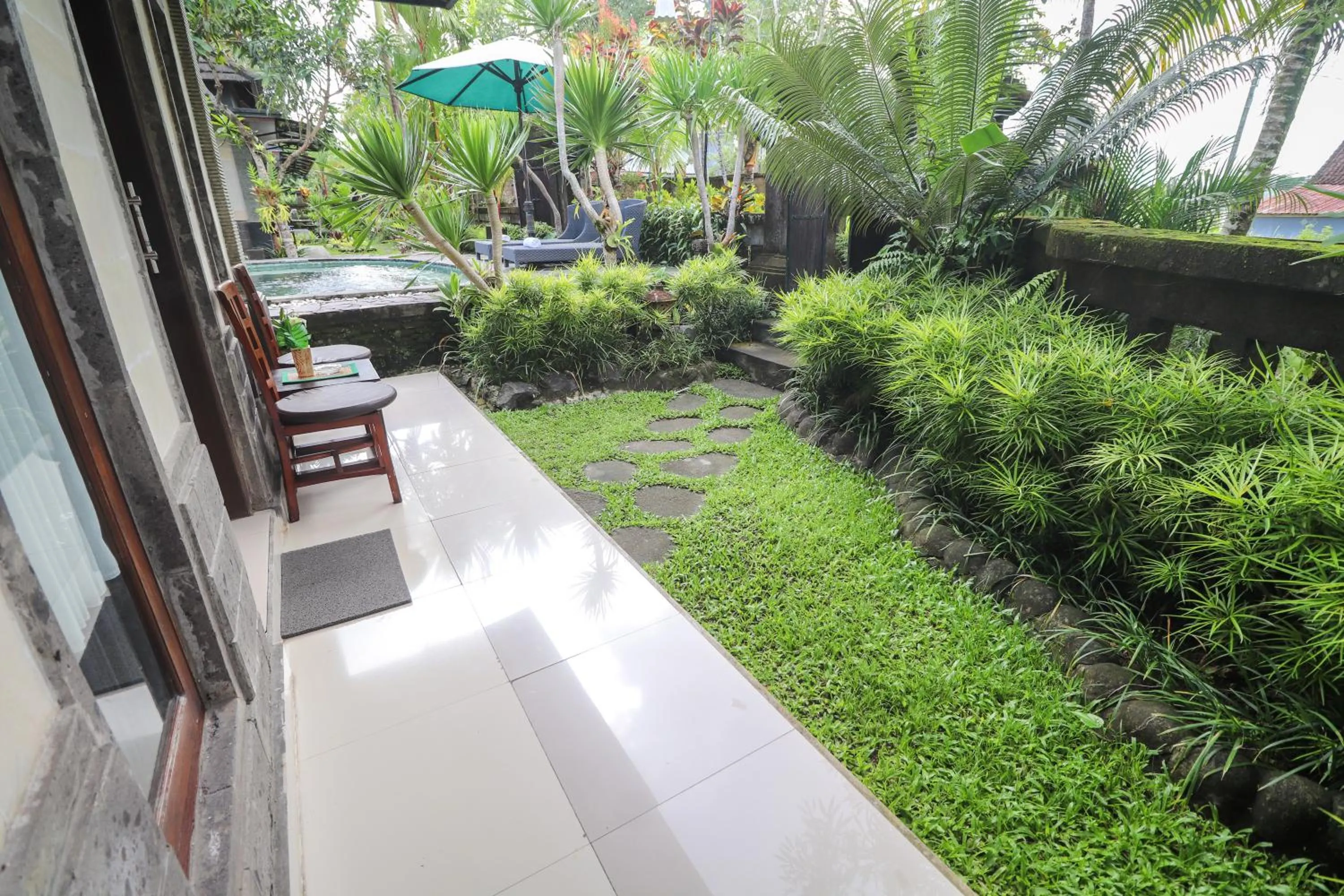 Garden view in Villa JJ and Spa Ubud
