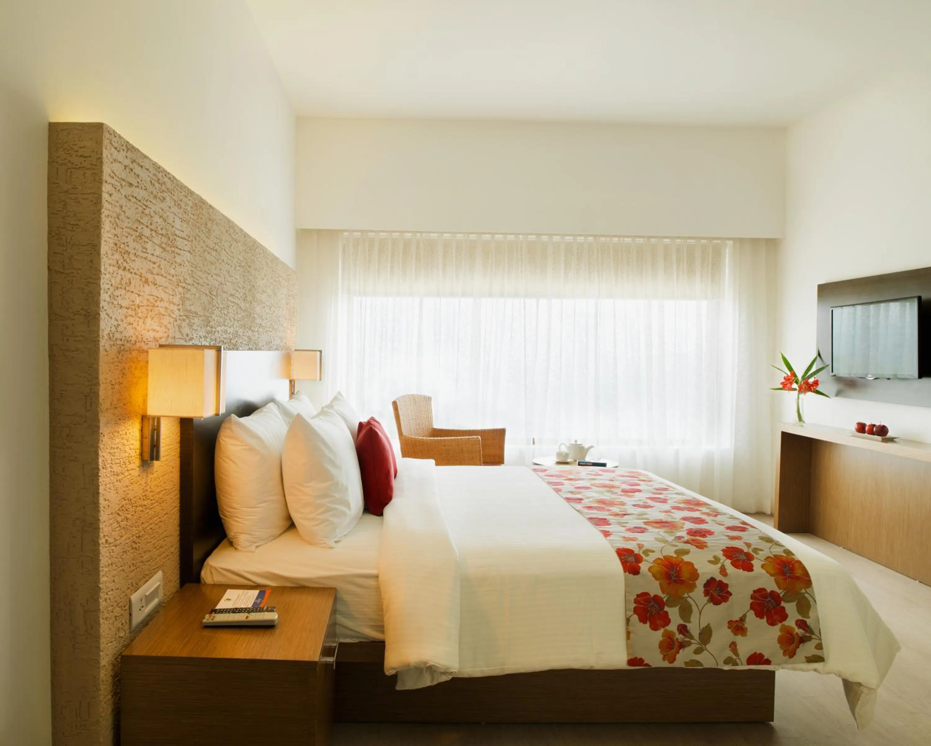 Bed in Poetree Thekkady