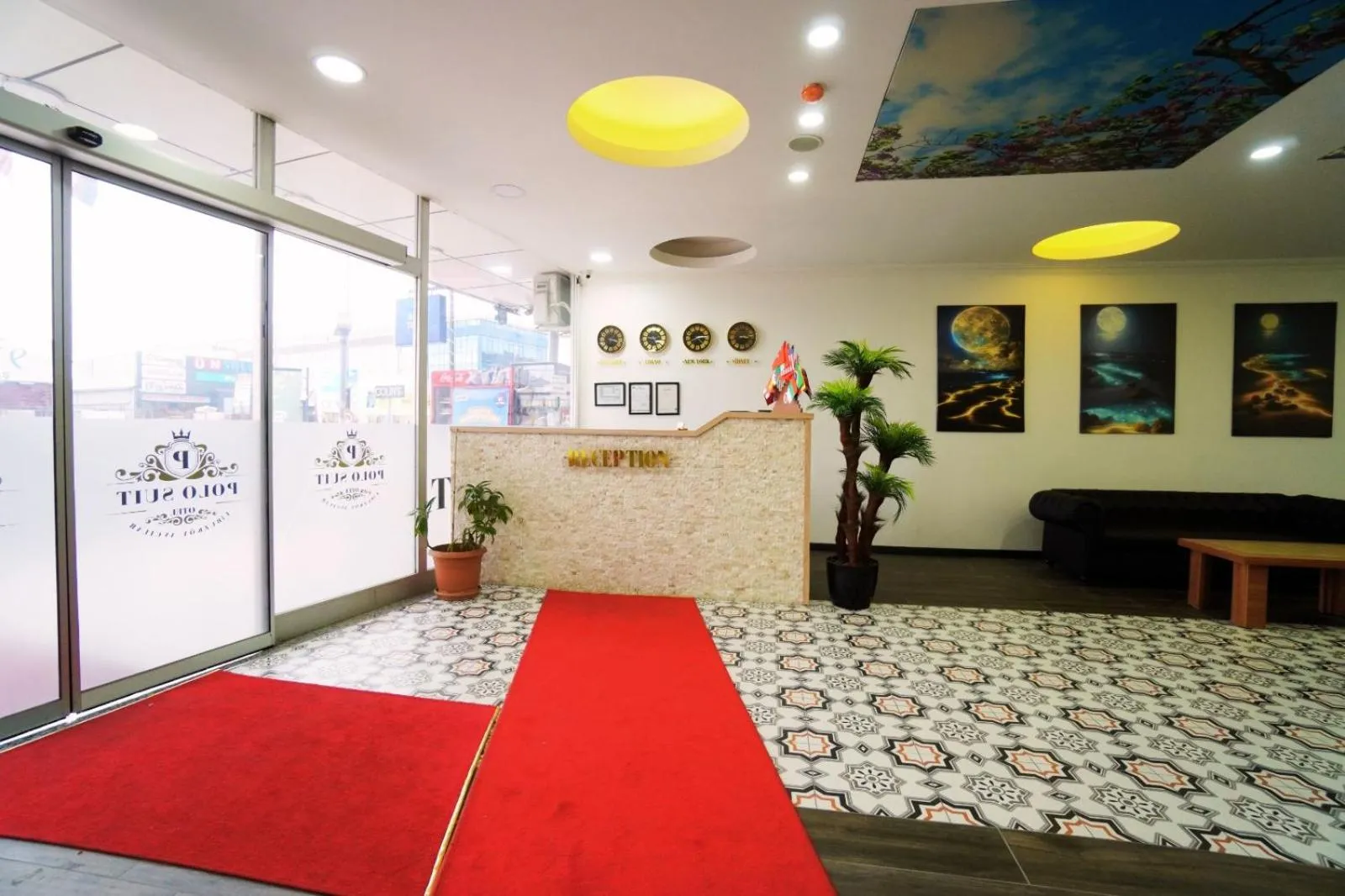 Lobby or reception in Polo Suit Otel