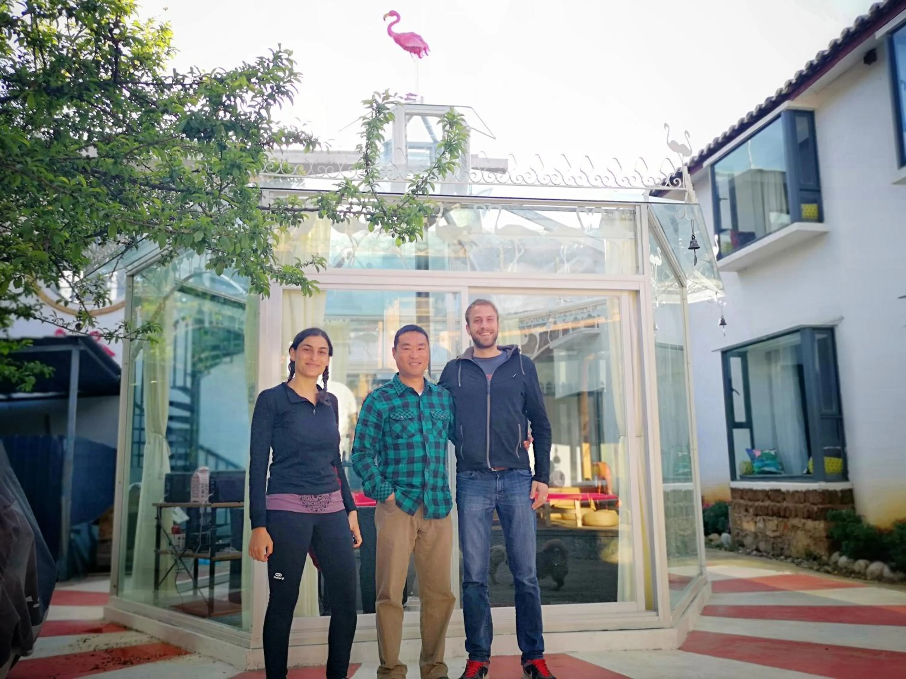 People in Baisha Flamingo Hotel