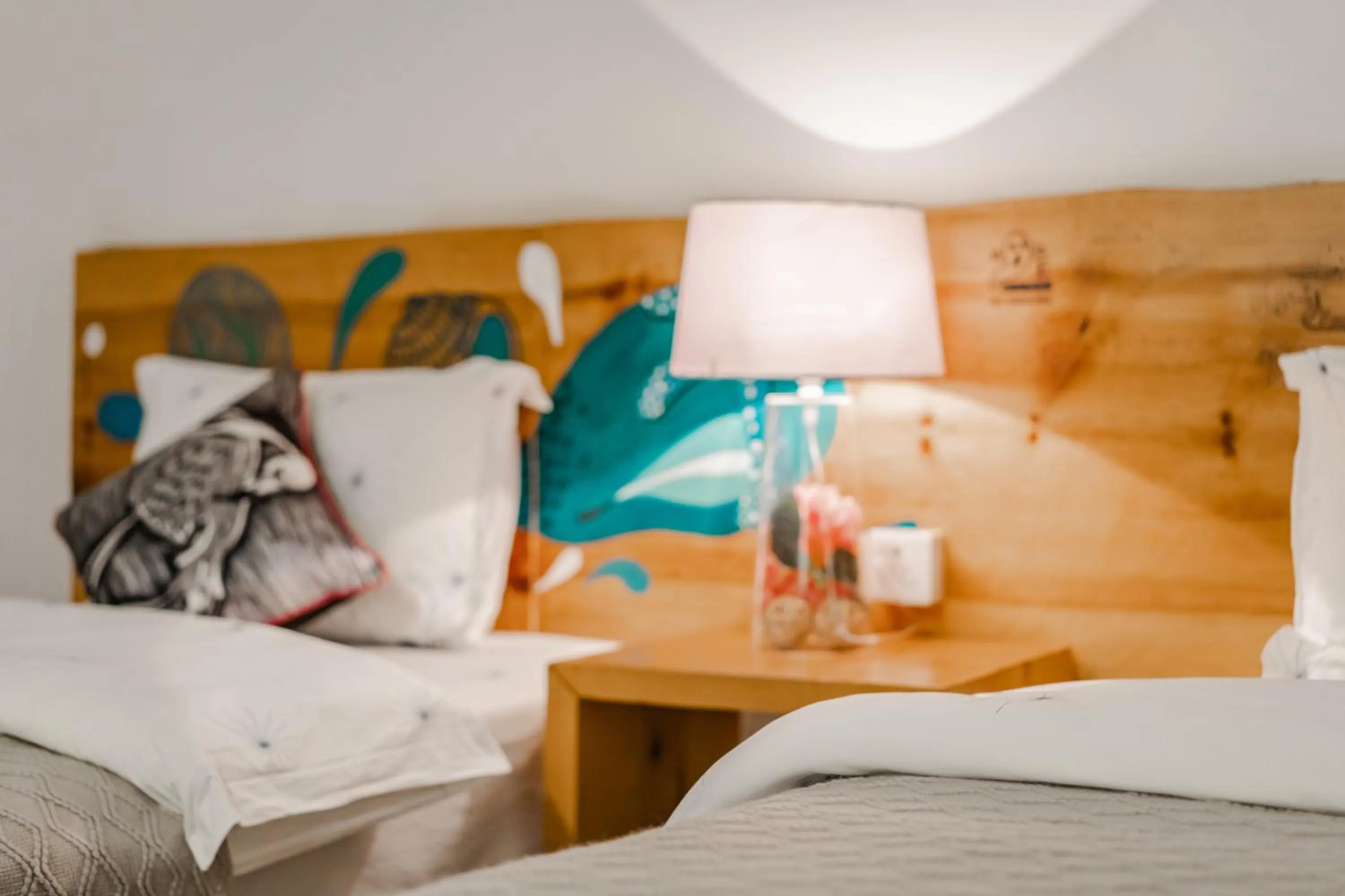 Bed in Baisha Flamingo Hotel