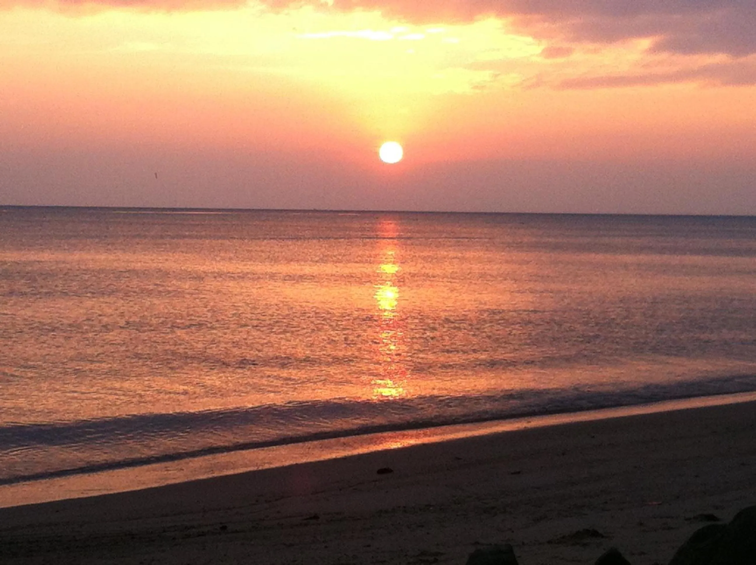 Sunset in Blue Lotus Resort