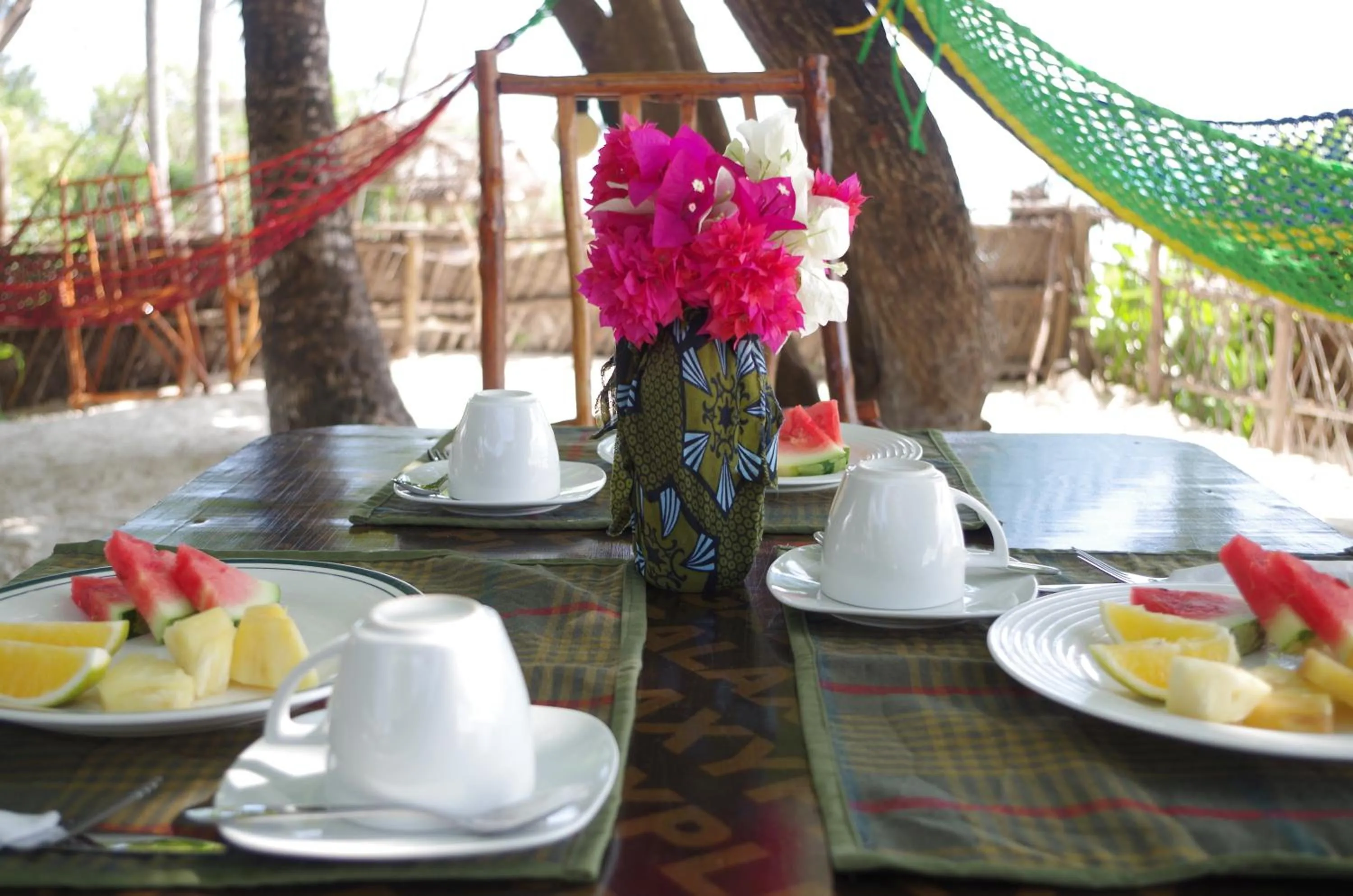 Breakfast in Kimte Beach Lodge