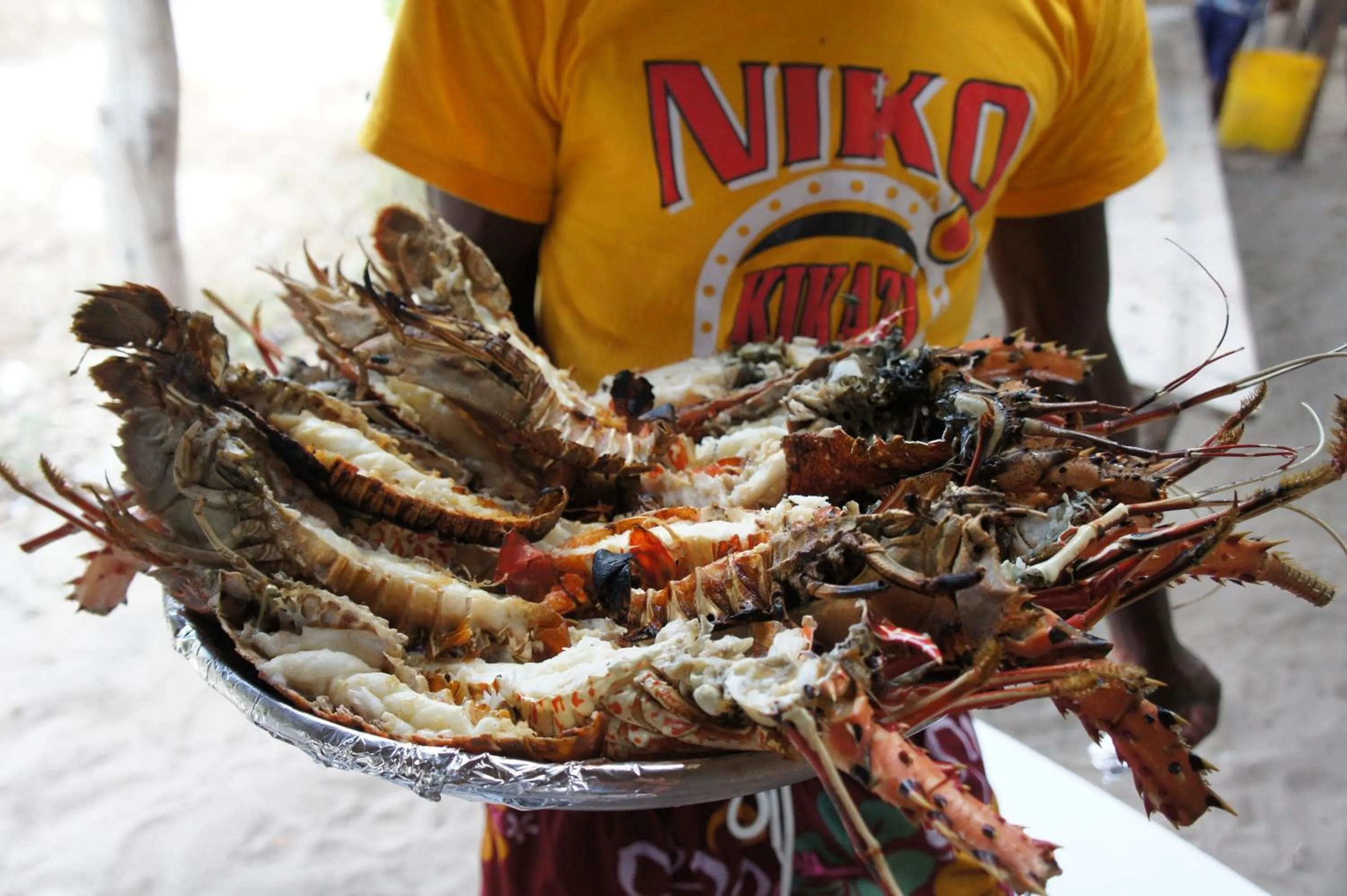 Food in Kimte Beach Lodge