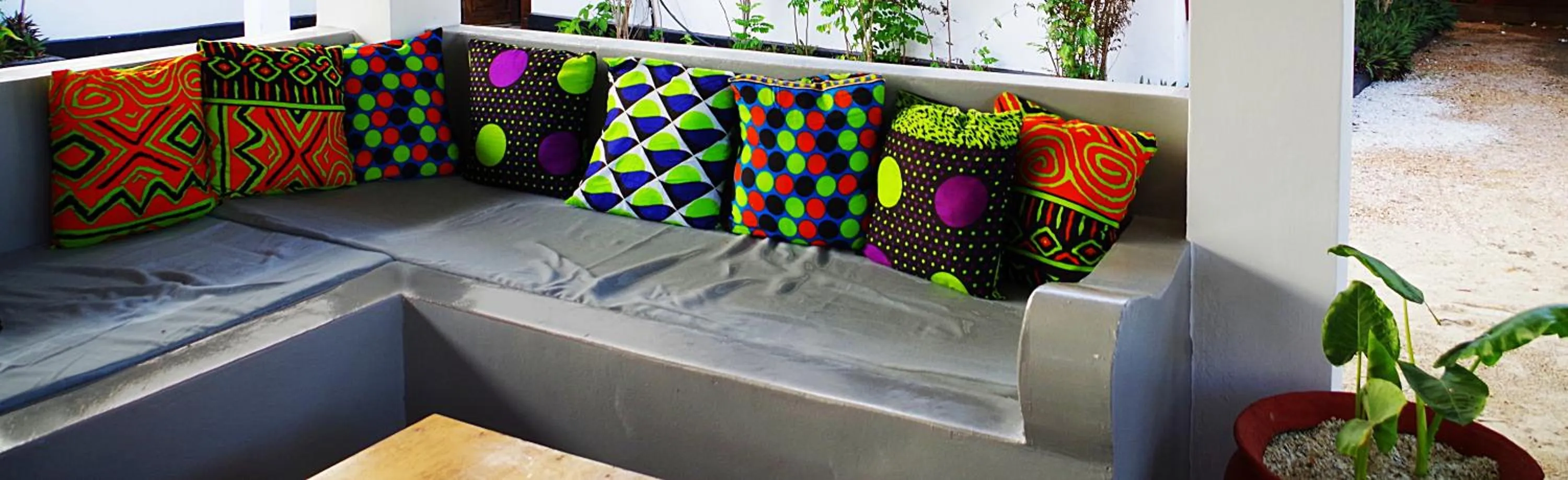 Patio, Bed in Kimte Beach Lodge