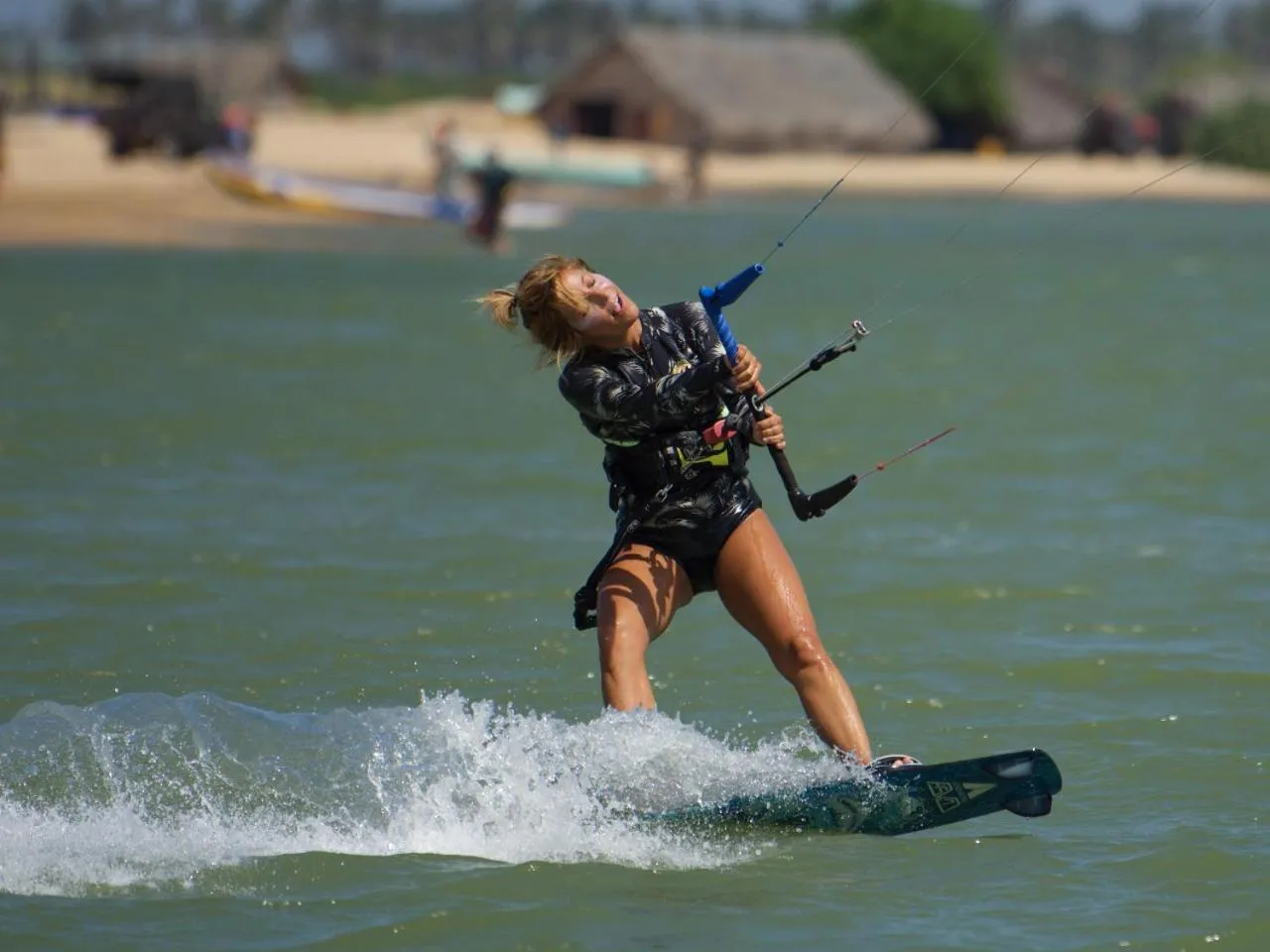 People in De Silva Wind Resort Kalpitiya - Kitesurfing School Sri Lanka