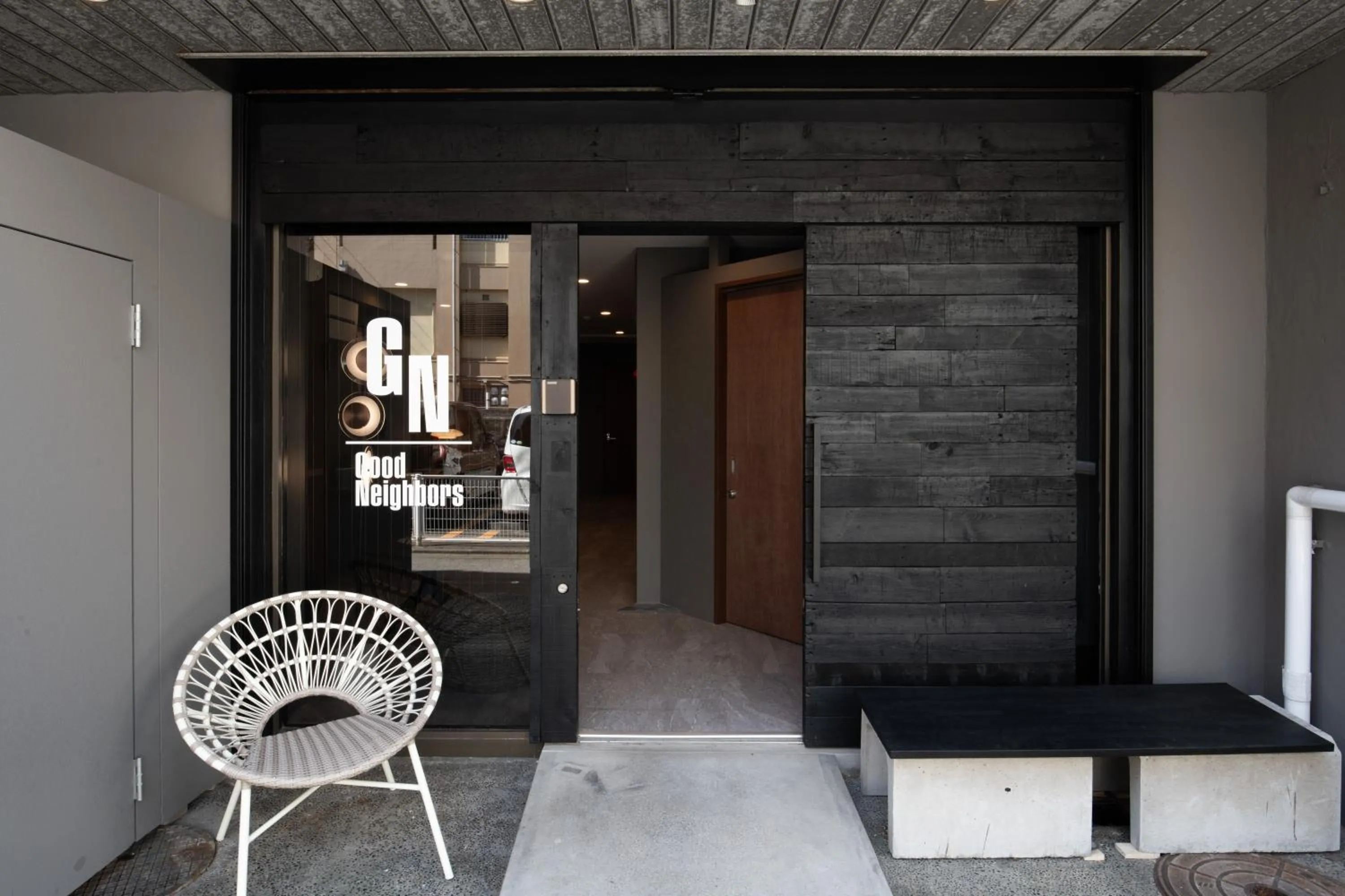 Facade/entrance in Good Neighbors