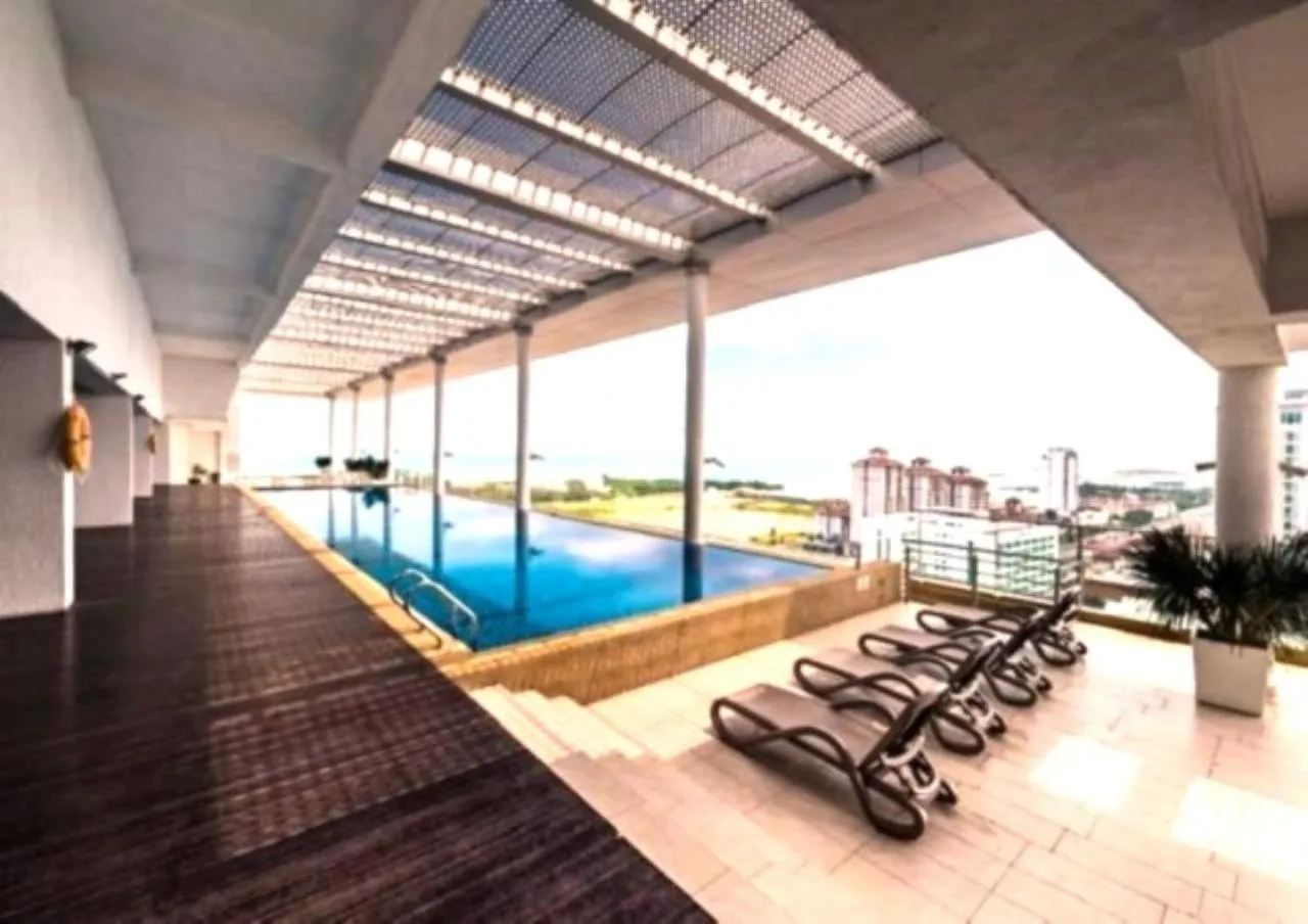 Swimming pool in ASIA MELAKA HOTEL managed by The Straits Hotel & Suites 马六甲亚逸酒店