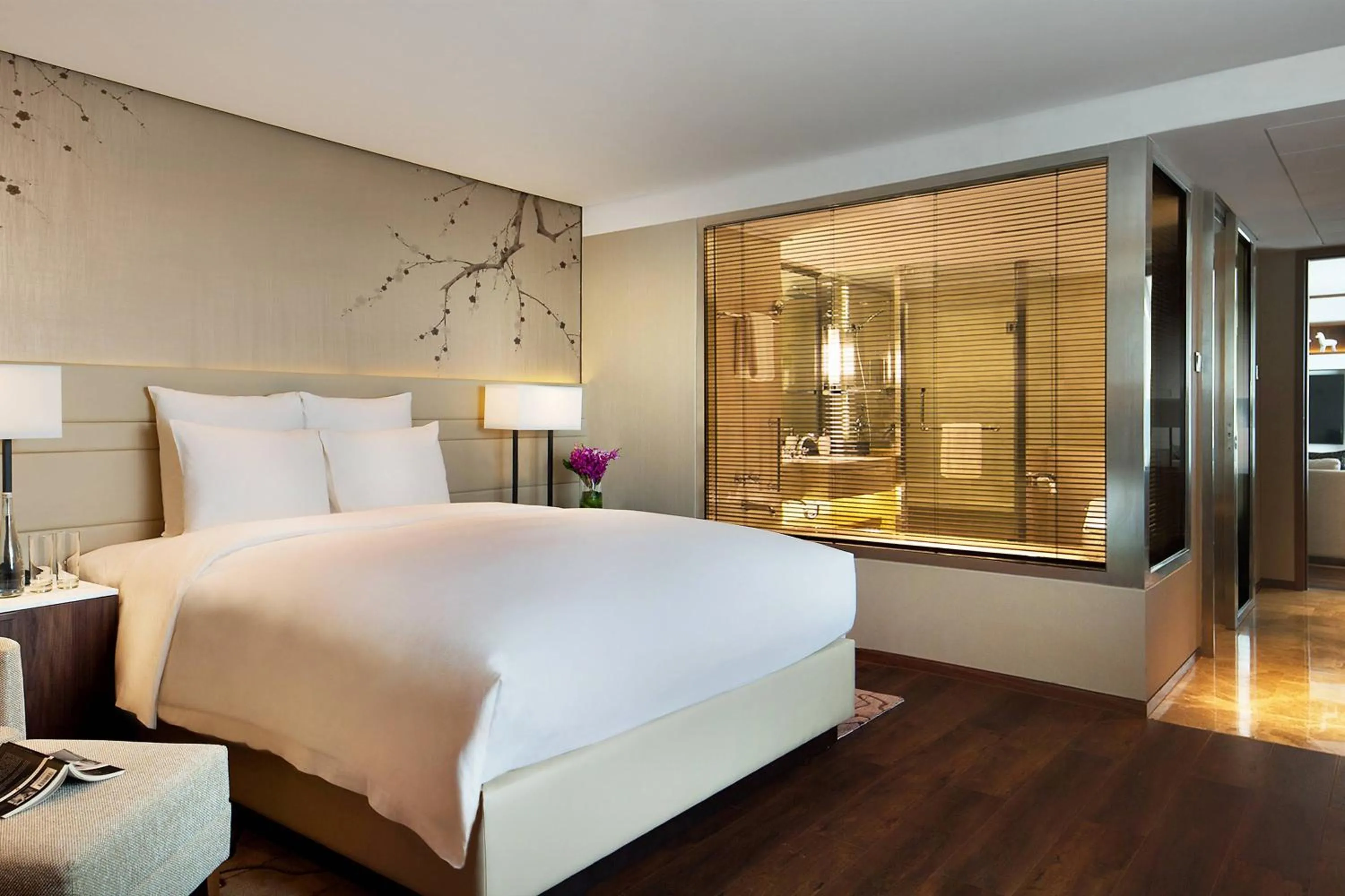 Bedroom, Bed in Marriott Executive Apartments Tianjin TEDA