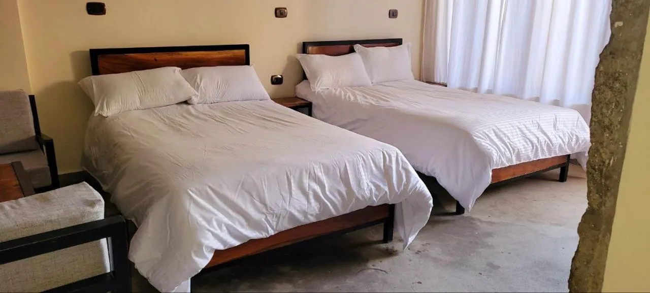 Bed in Lalibela Homestay