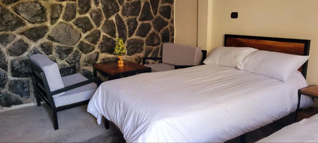Bed in Lalibela Homestay