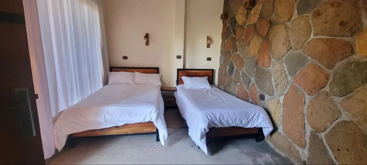 Bed in Lalibela Homestay