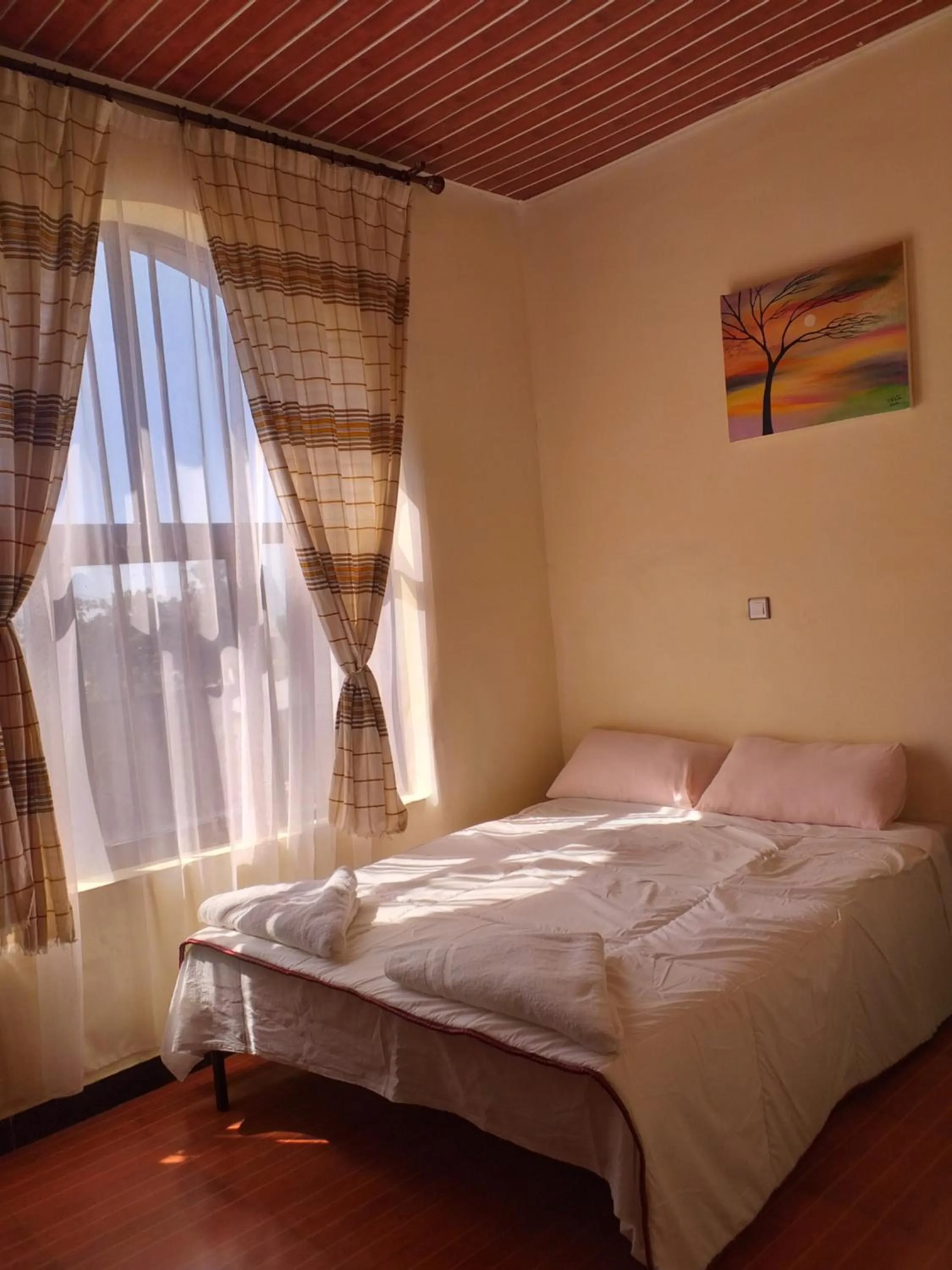 Bed in Lalibela Homestay