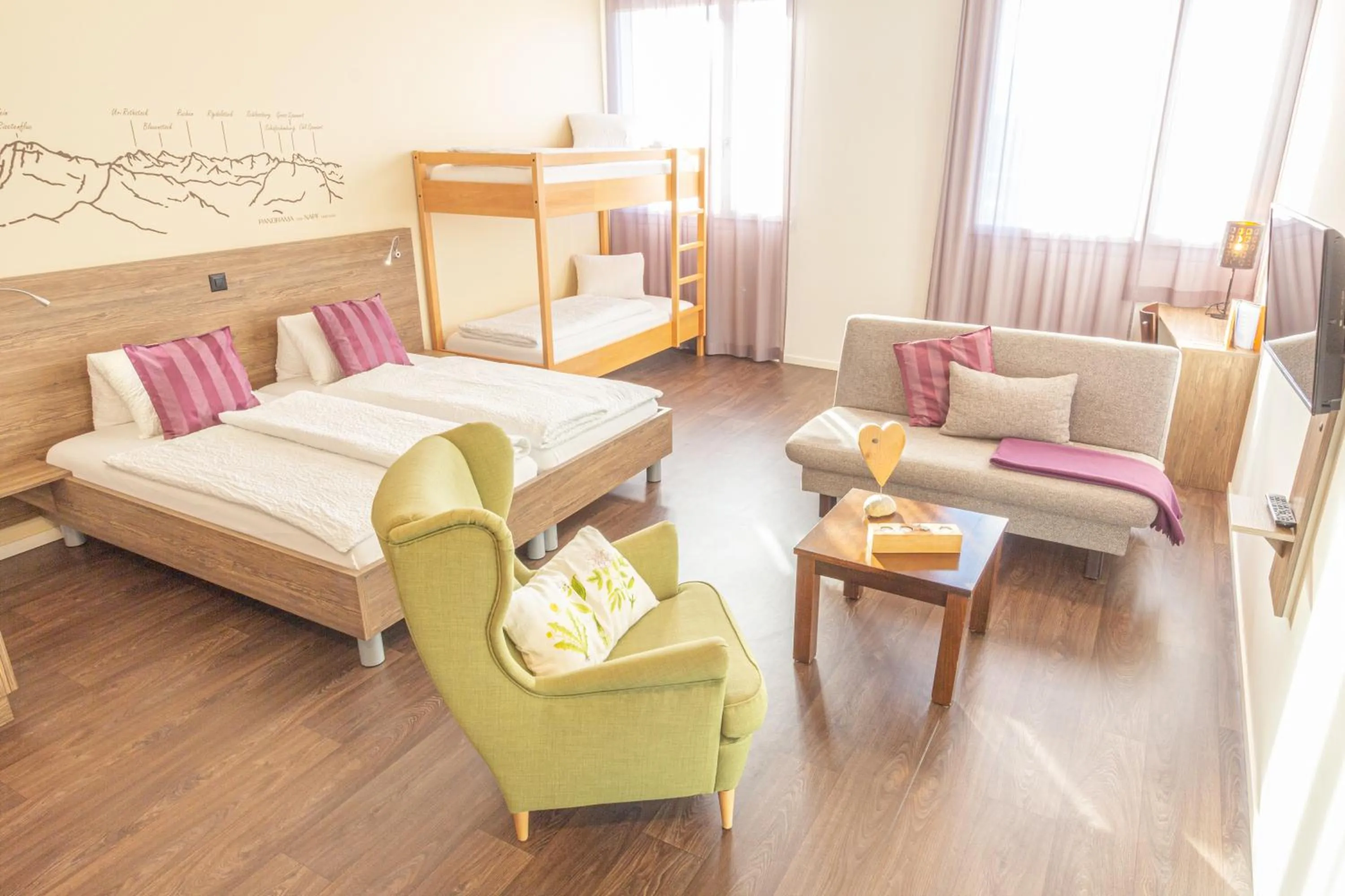 Photo of the whole room, Bed in B&B Hotel Peter und Paul