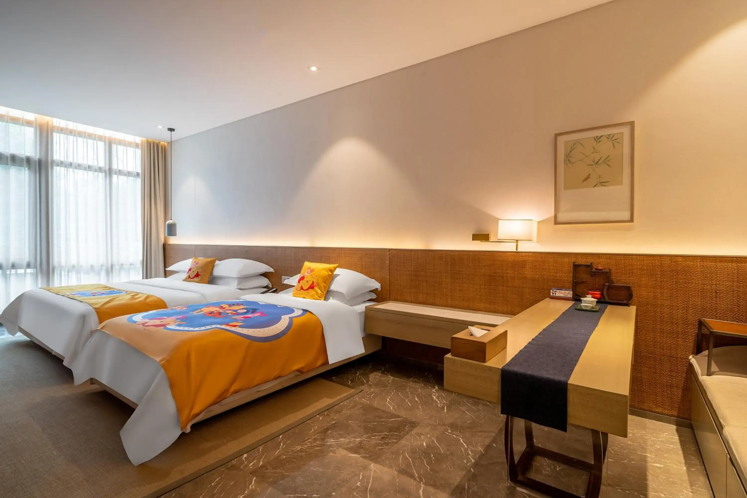 Family Room with Garden View in Yangzhou Seclusive Life Hot Spring Resort Family Room with Garden View in Yangzhou Seclusive Life Hot Spring Resort