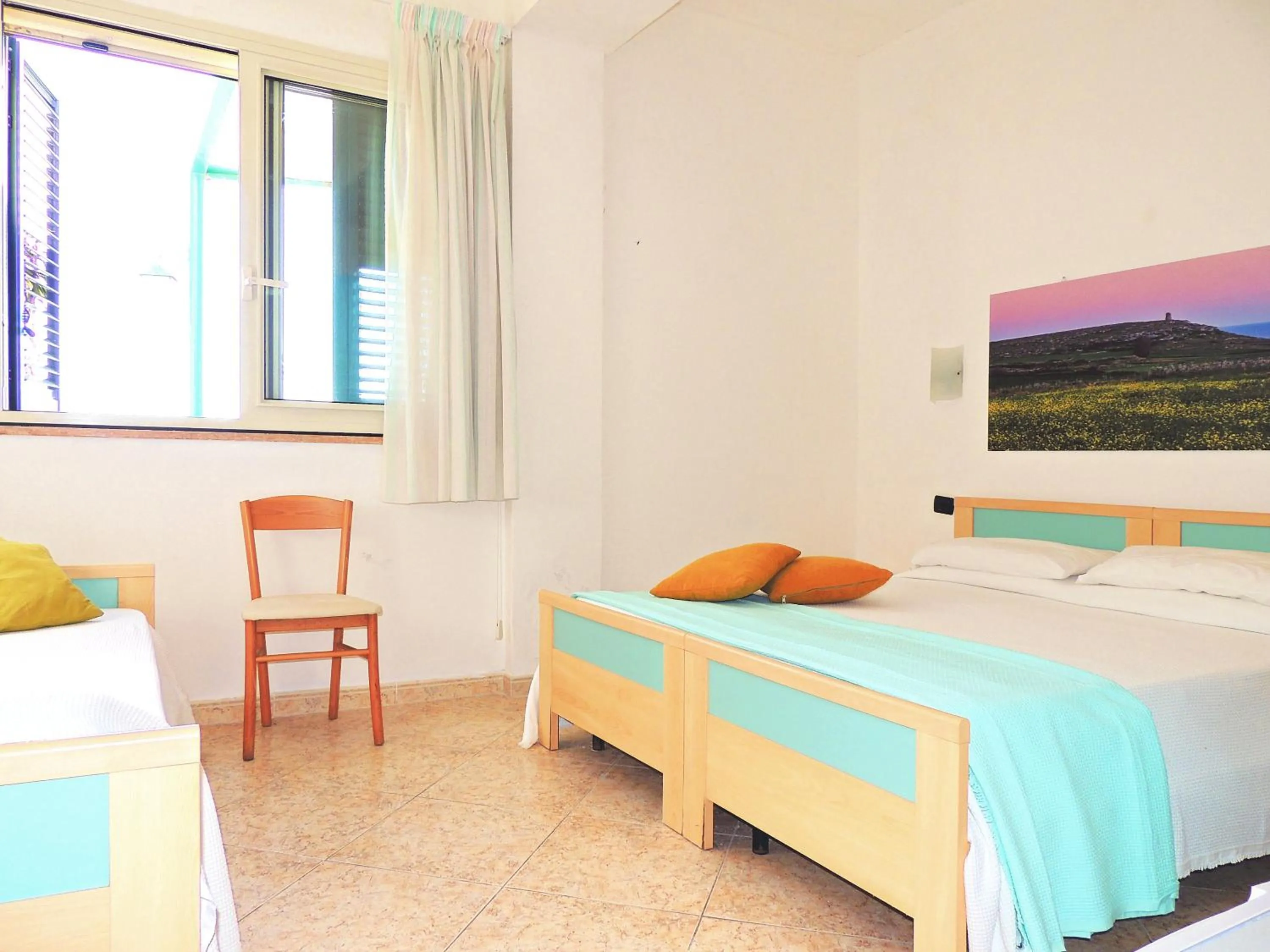 Bedroom, Bed in Hotel Porto Badisco