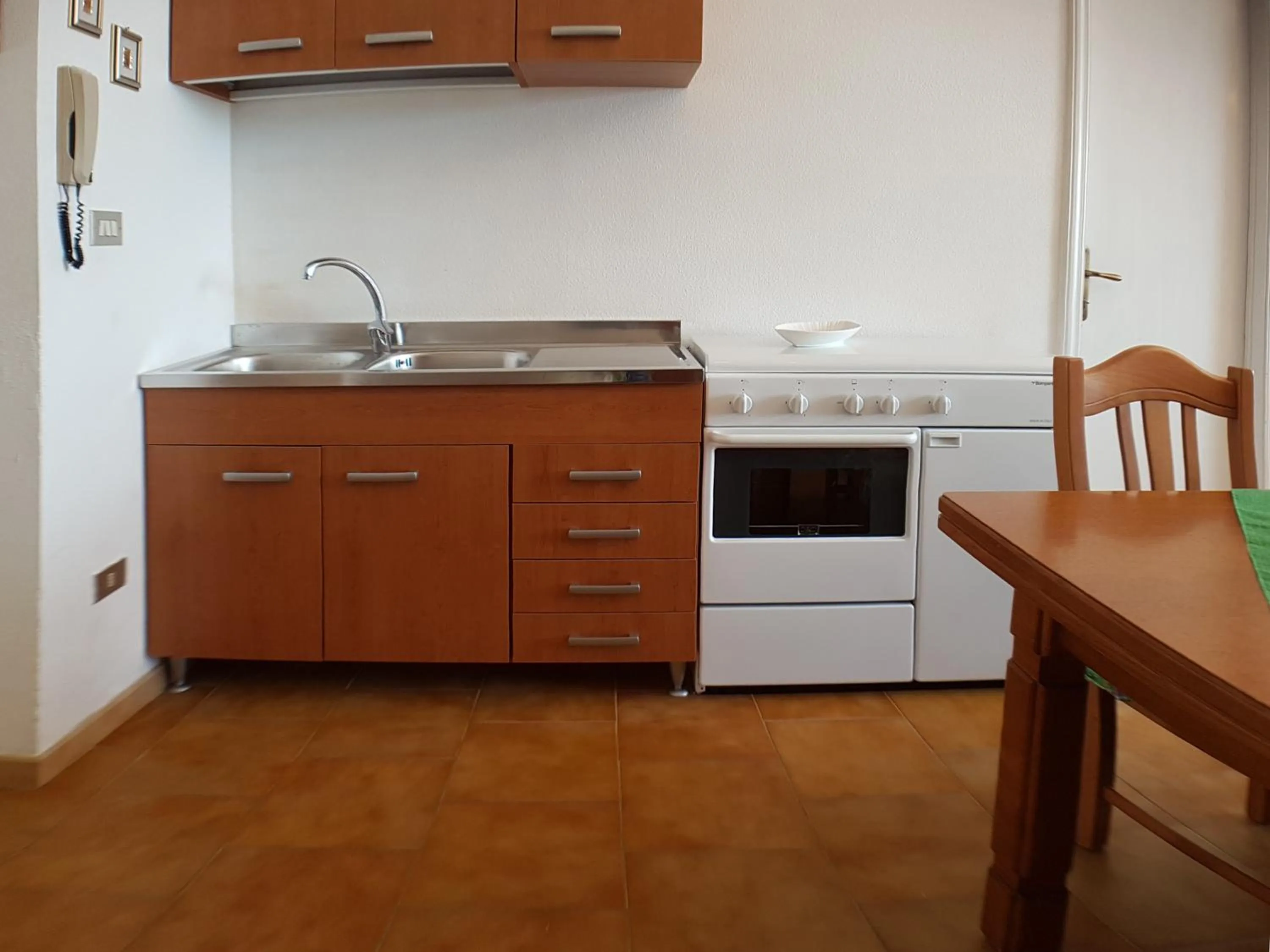 Kitchen or kitchenette in Hotel Porto Badisco