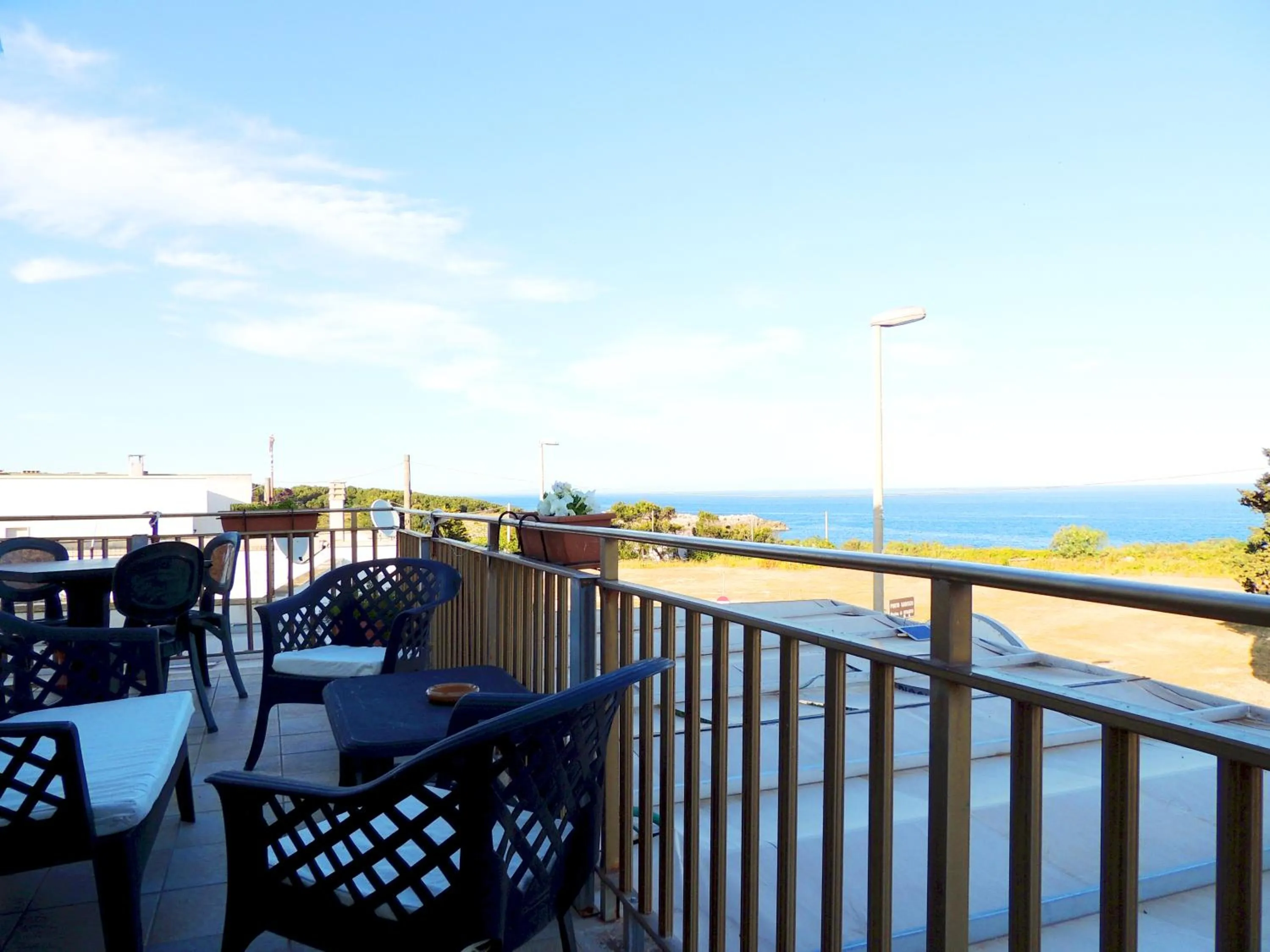 Balcony/Terrace in Hotel Porto Badisco