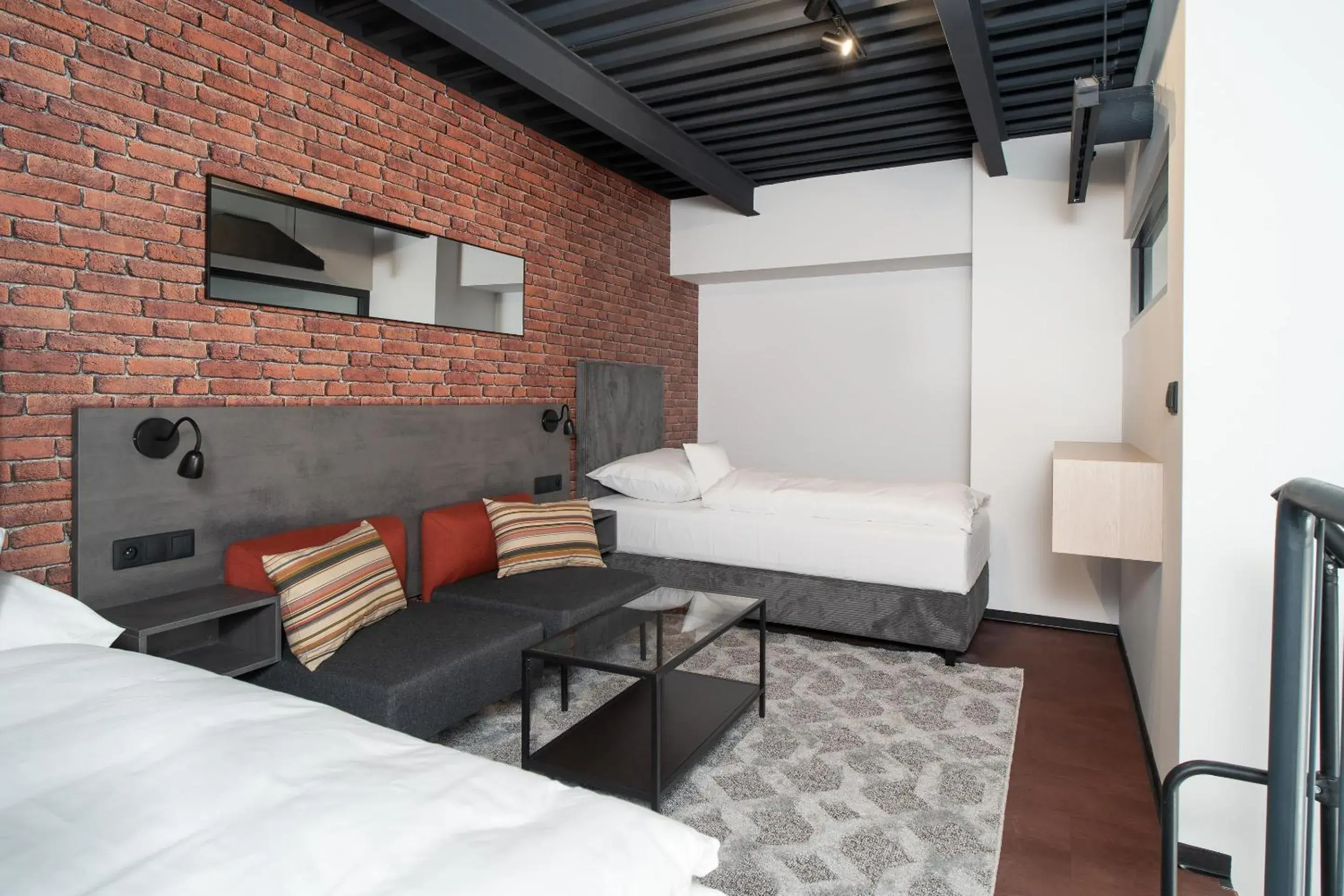 Two-Bedroom Loft Apartment with One Double and Two Single Beds, Sofa Bed and Balcony in Best Western Hotel Presov Two-Bedroom Loft Apartment with One Double and Two Single Beds, Sofa Bed and Balcony in Best Western Hotel Presov