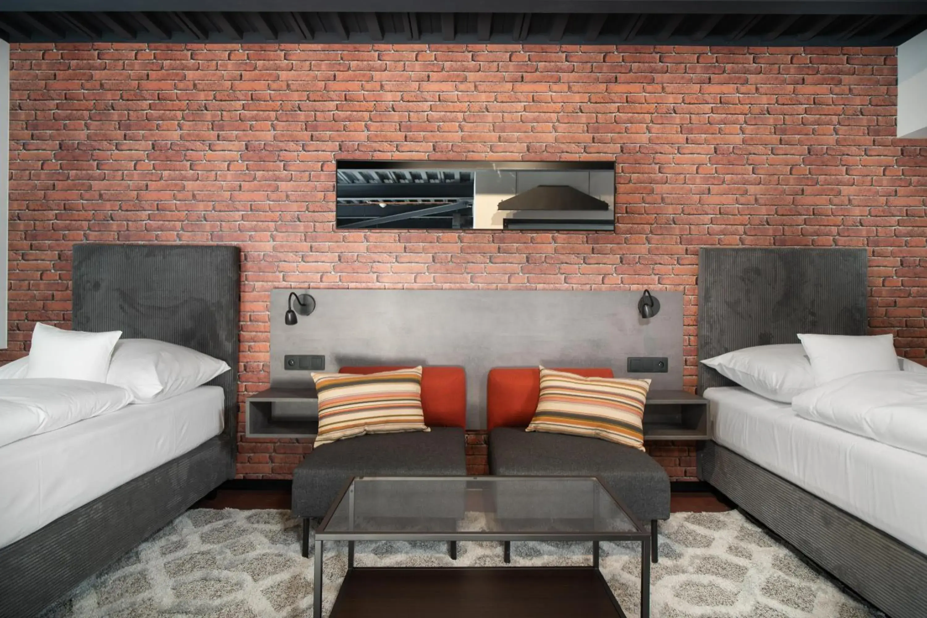 Two-Bedroom Loft Apartment with One Double and Two Single Beds, Sofa Bed and Balcony in Best Western Hotel Presov Two-Bedroom Loft Apartment with One Double and Two Single Beds, Sofa Bed and Balcony in Best Western Hotel Presov