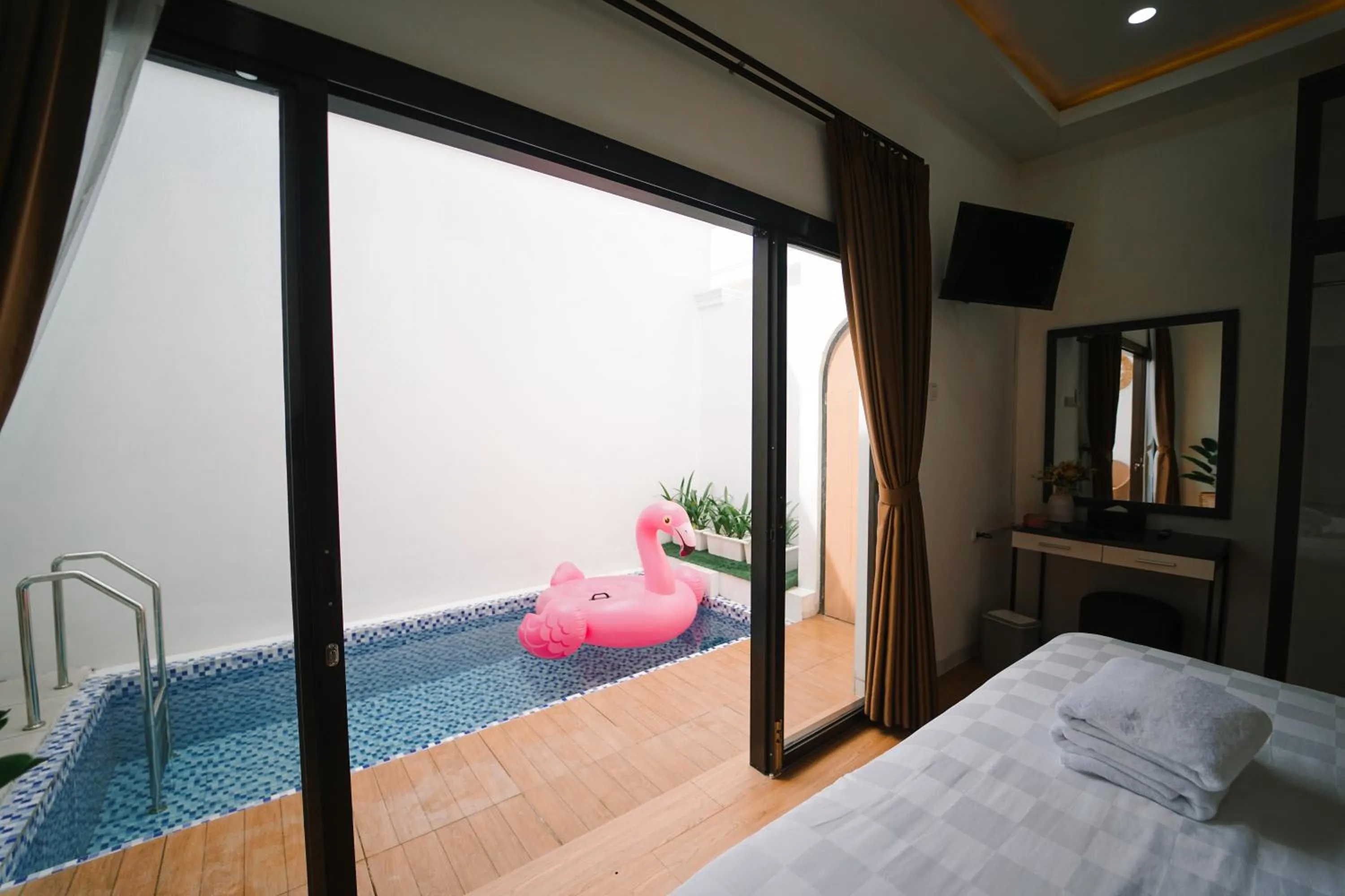 Bedroom, Bed in Marina Villa 1