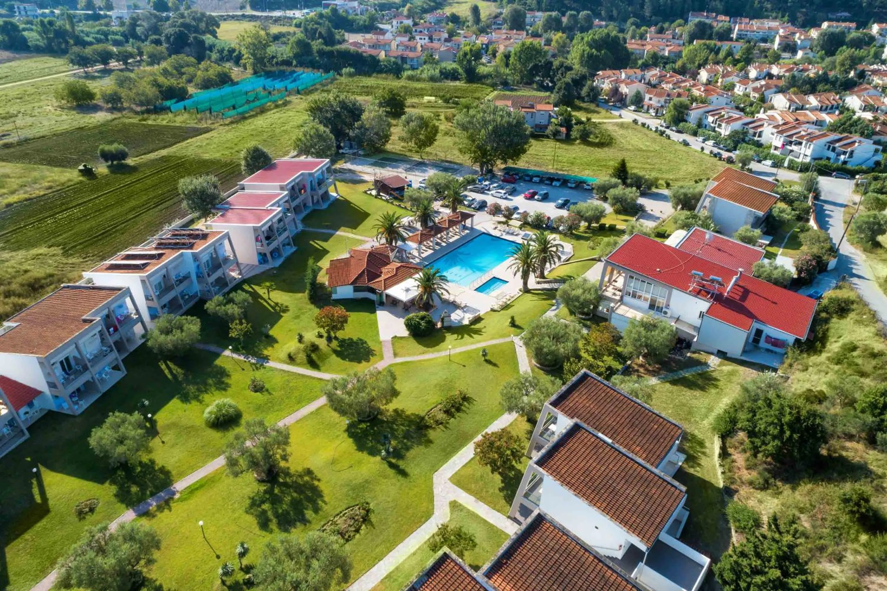 Bird's eye view in Iris Hotel