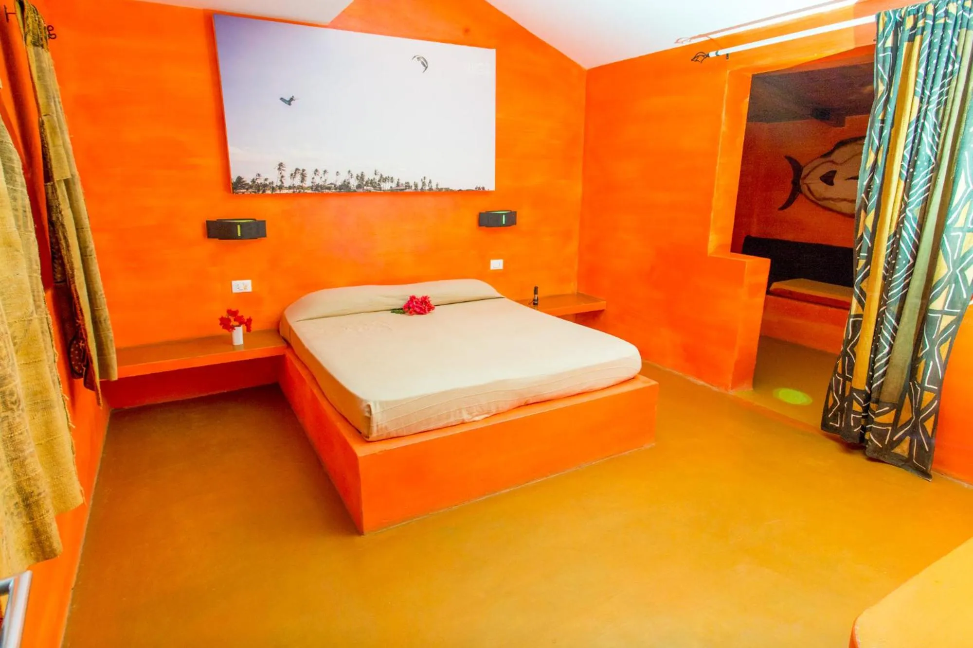 Bed in Surfactivity Guest House