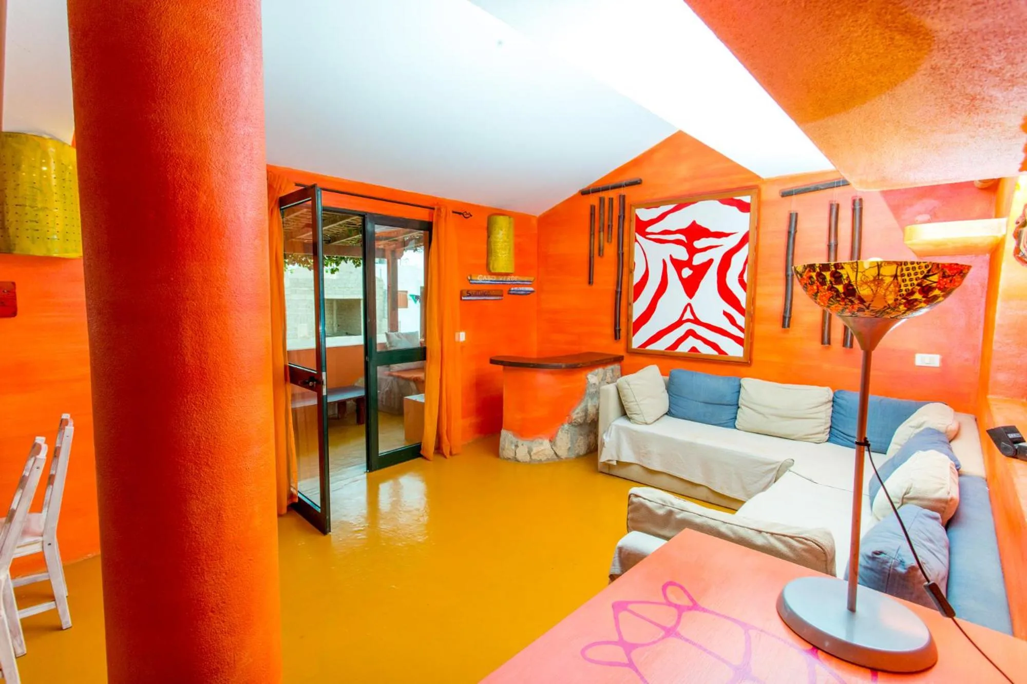 Living room, Bed in Surfactivity Guest House