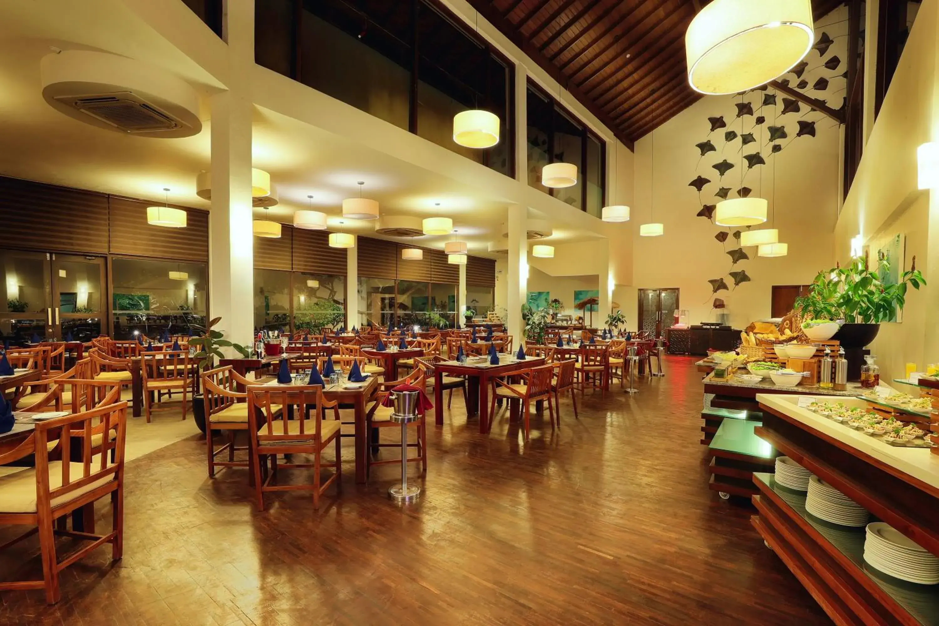 Restaurant/places to eat in The Calm Resort & Spa Restaurant/places to eat in The Calm Resort & Spa