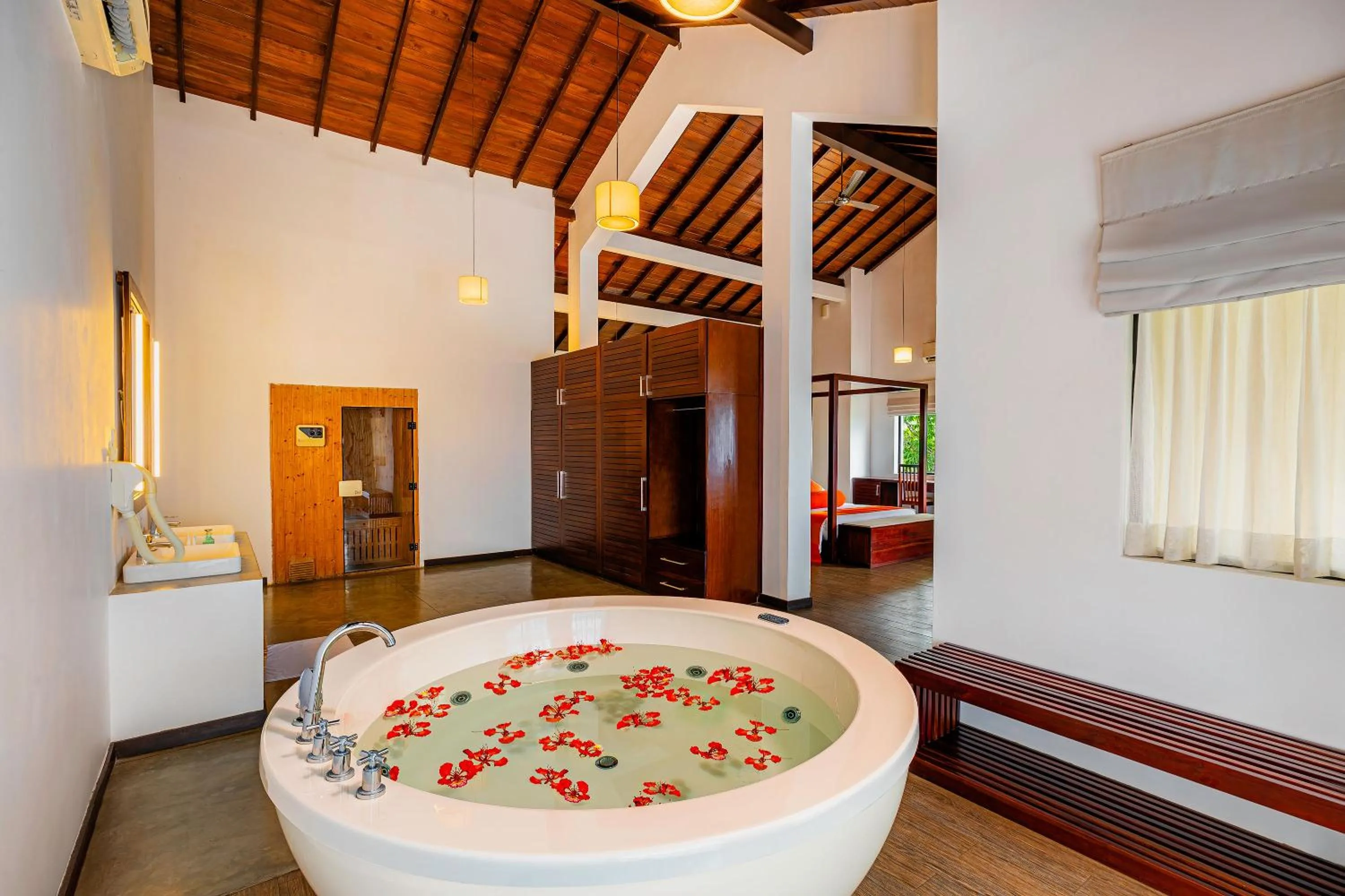 Bathroom in The Calm Resort & Spa